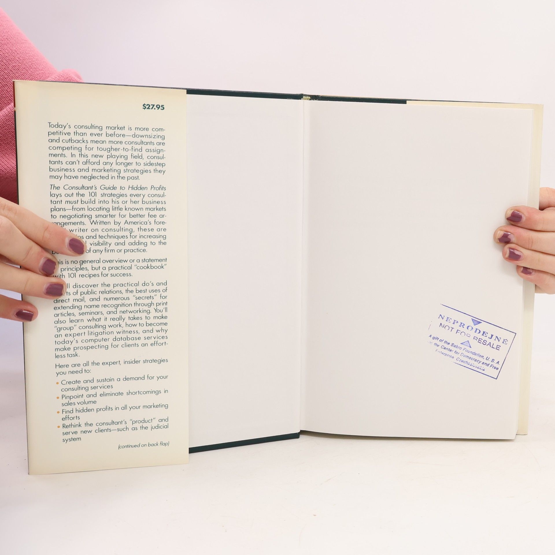 Herman Holtz The Consultant's Guide to Hidden Profits