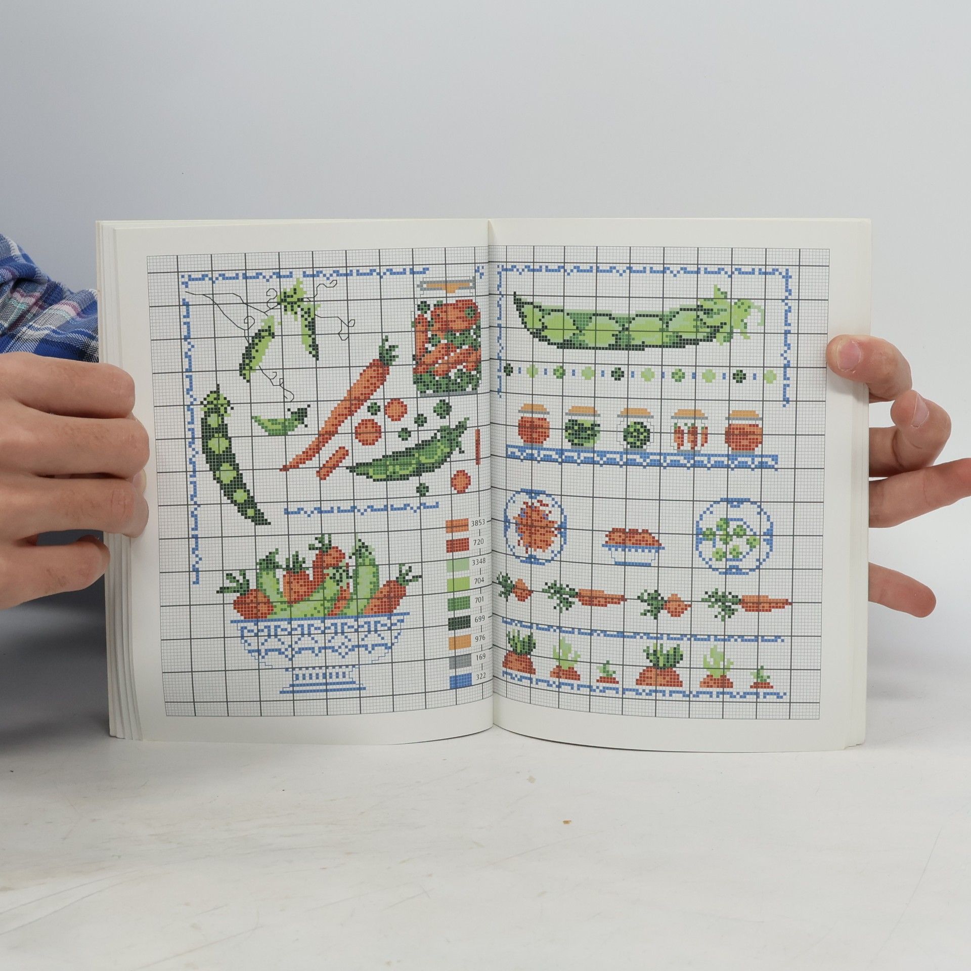 Marie-Anne Réthoret-Mélin Carnet de point de croix - 16: Fruits et légumes