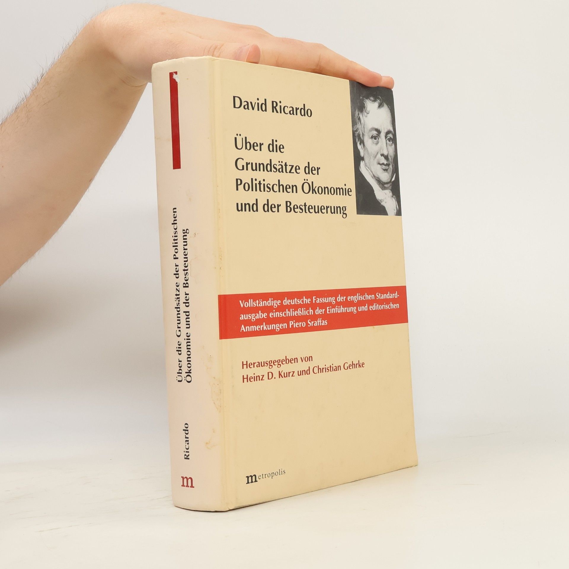 David Ricardo Über die Grundsätze der Politischen Ökonomie und der Besteuerung