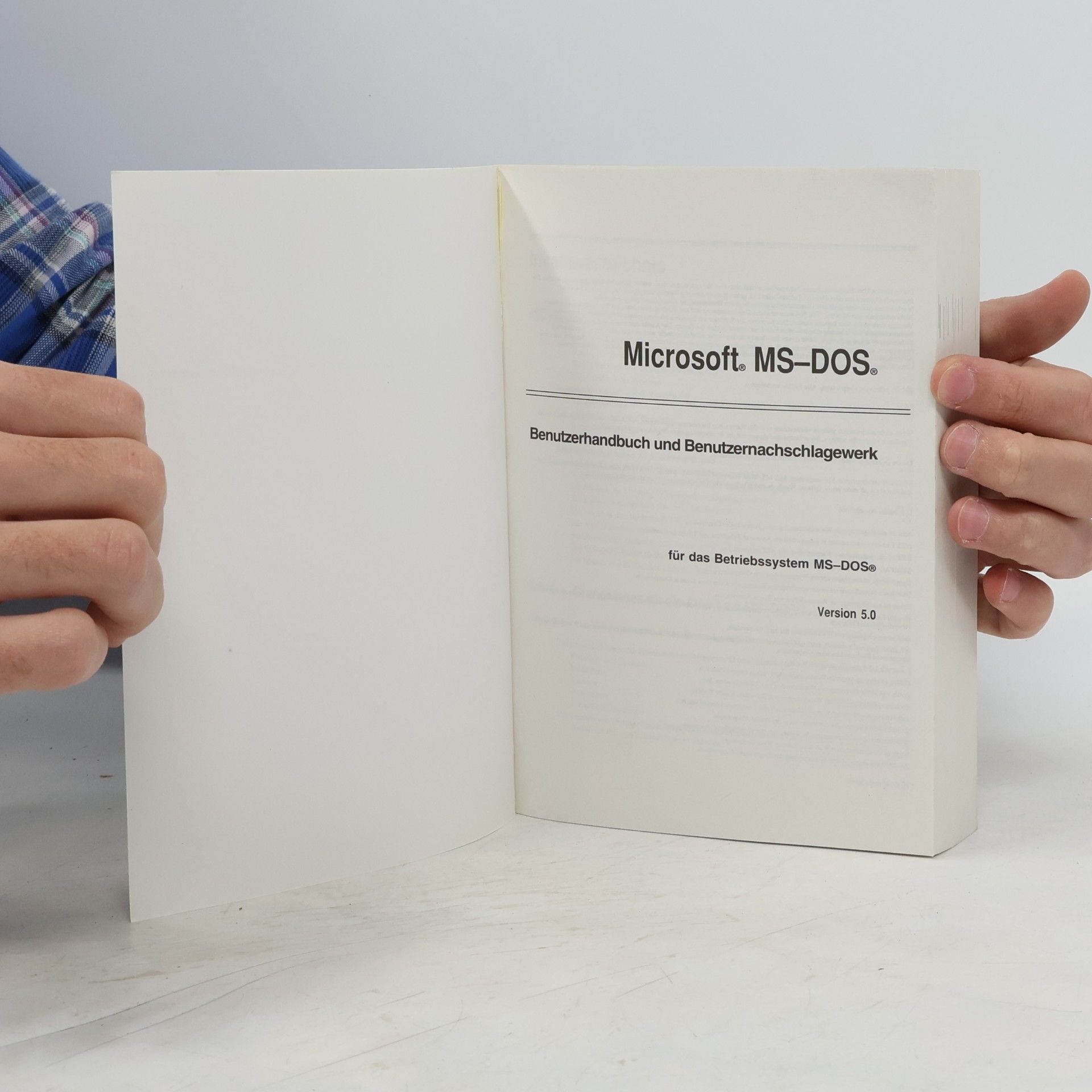 kolektiv Microsoft MS-DOS 5.0. Benutzerhandbuch