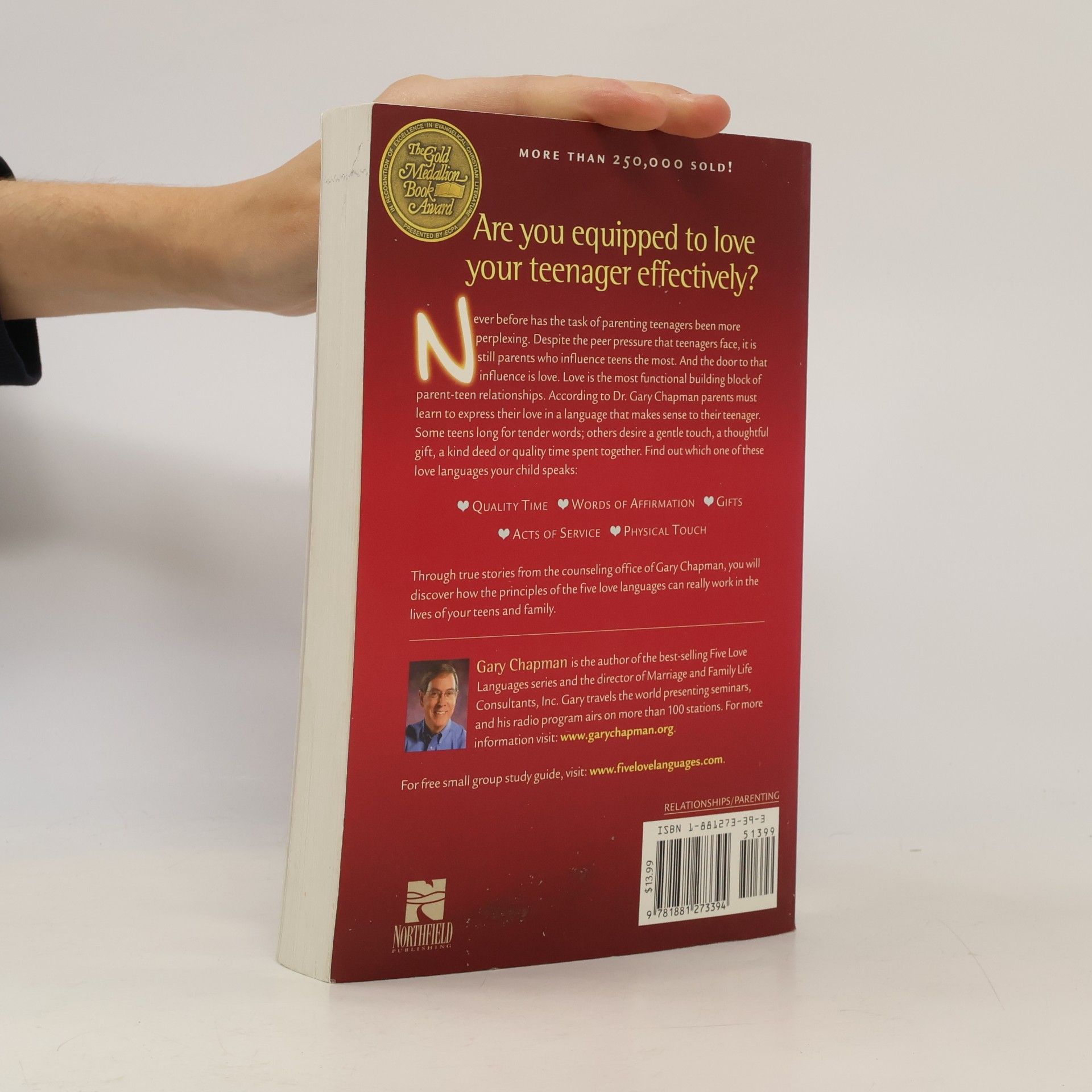 Gary Chapman The Five Love Languages of Teenagers