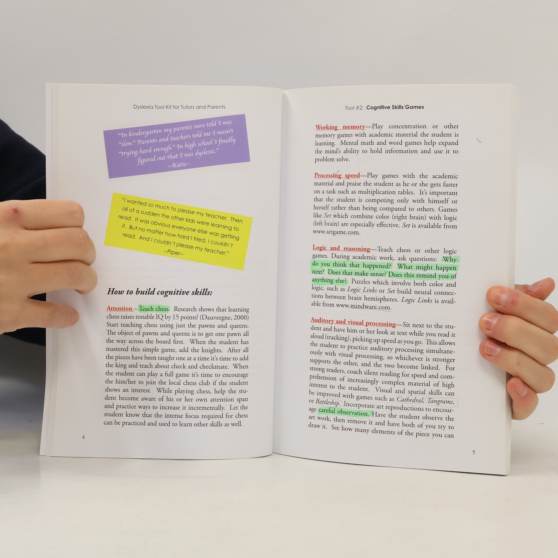 Yvonna Graham Dyslexia Tool Kit for Tutors and Parents