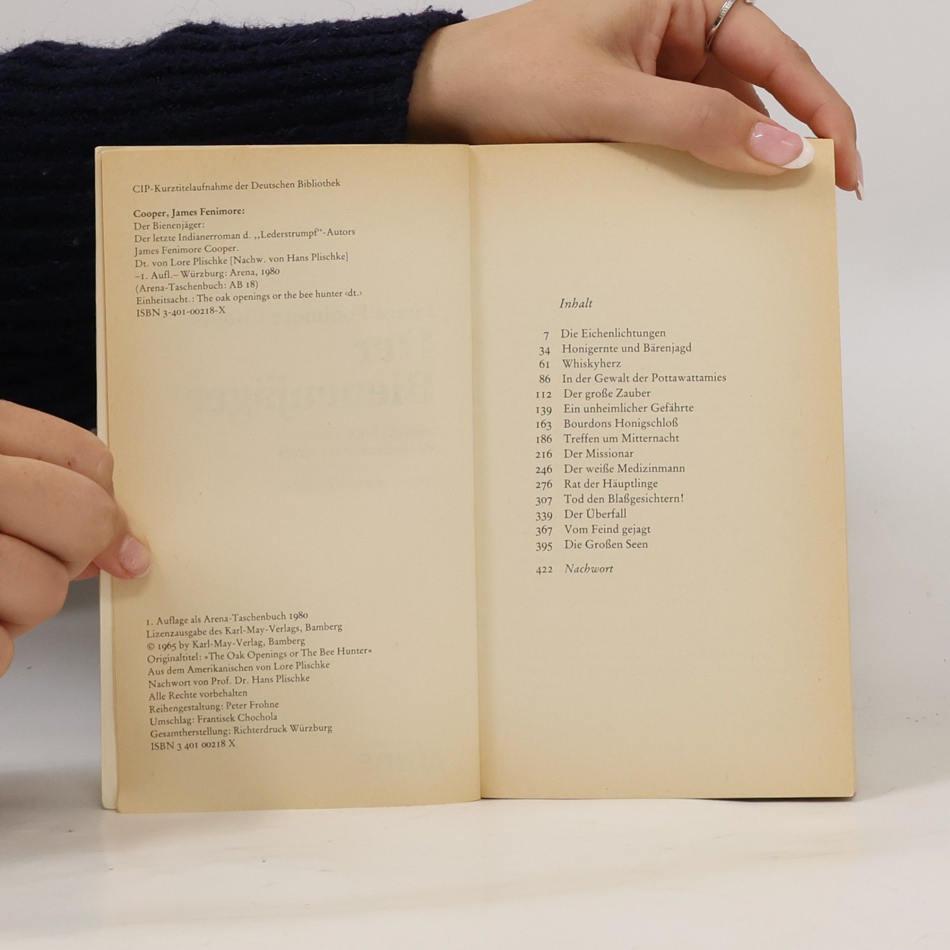 James Fenimore Cooper Bibliothek der Abenteuer - AB18: Der Bienenjäger