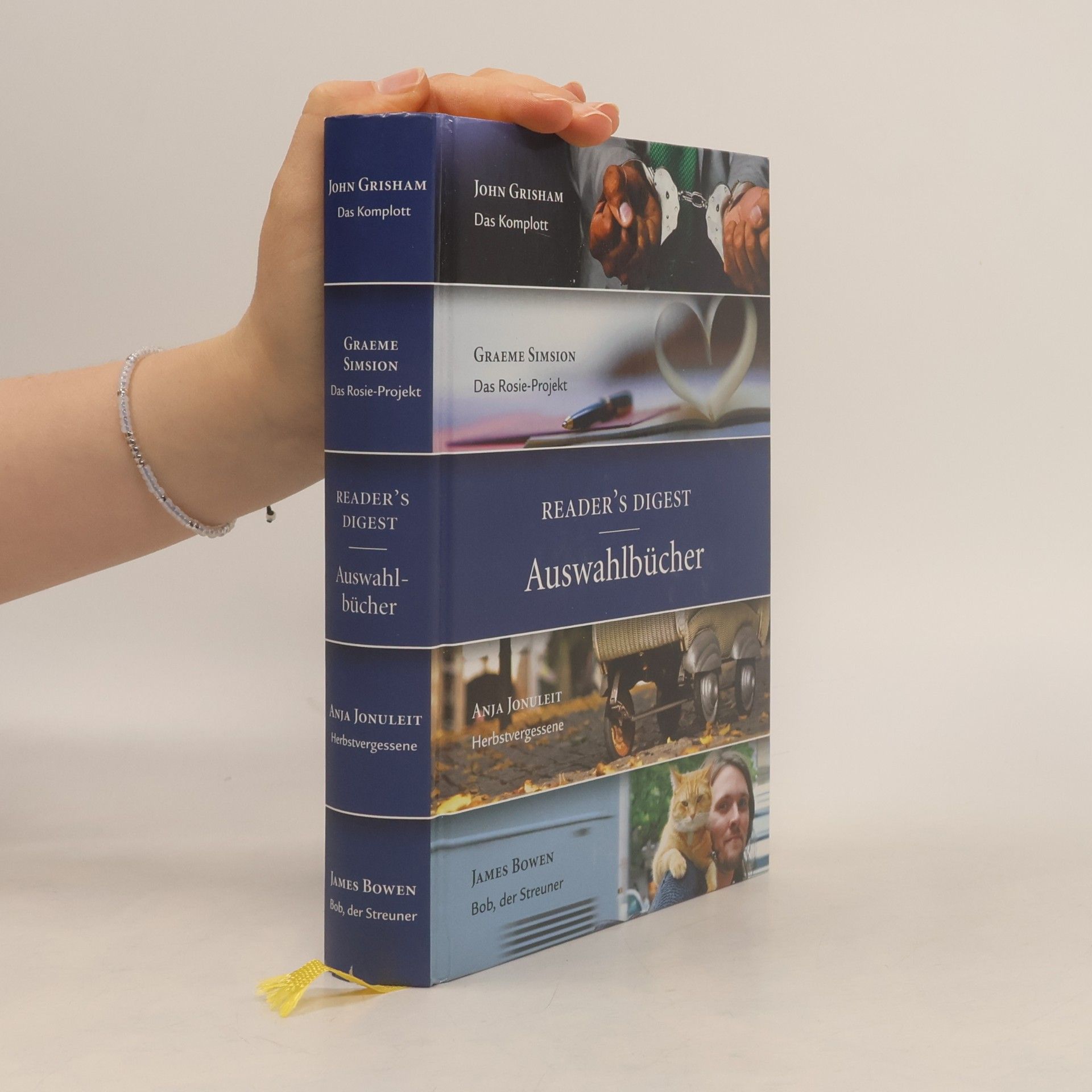 Autorenkollektiv Auswahlbücher: Das Komplott. Das Rosie-Projekt. Herbstvergessene. Bob, der Streuner.