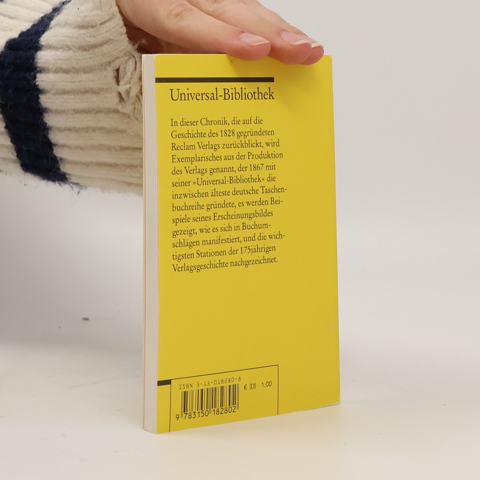 Frank R. Max Der Reclam Verlag. Eine kurze Chronik