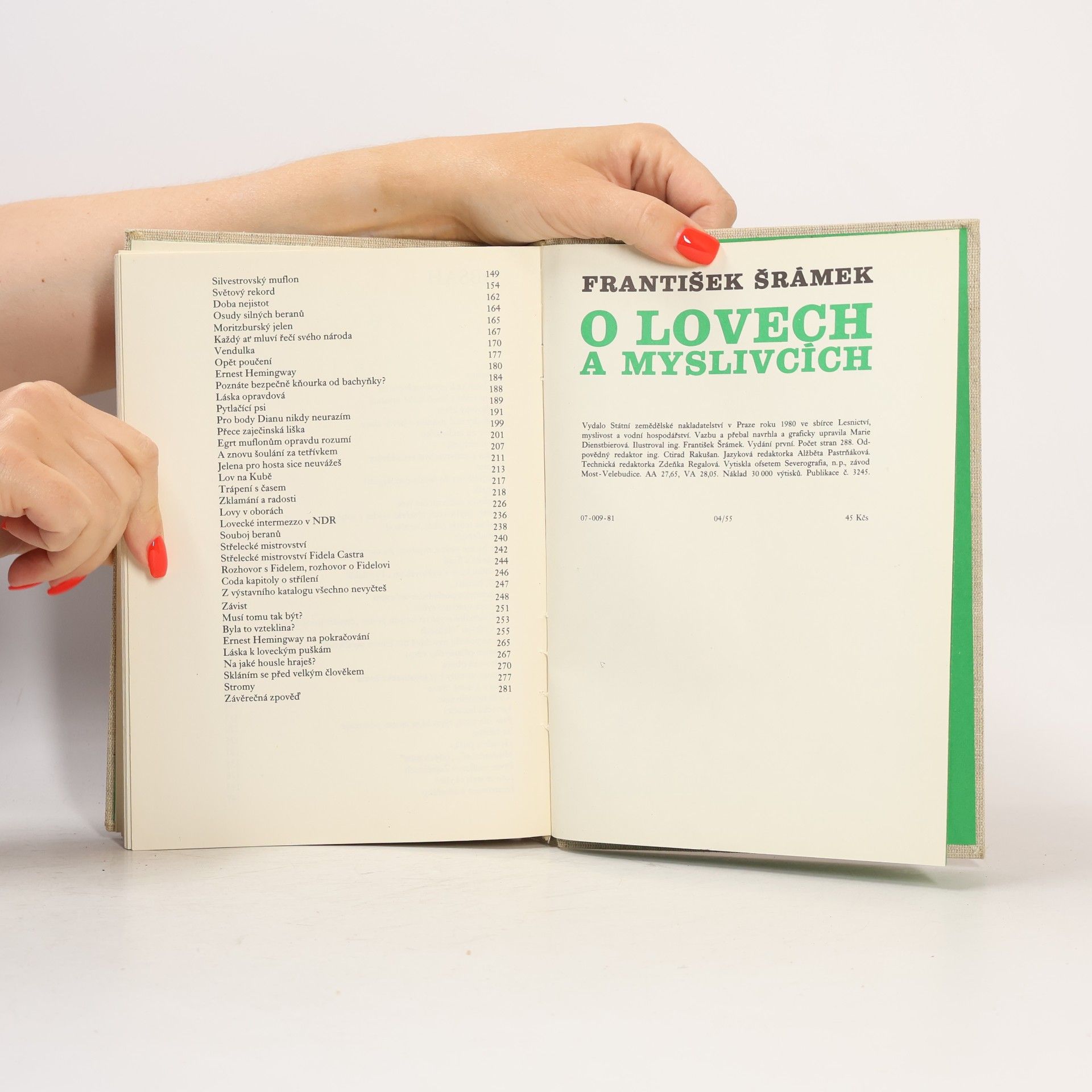 František Šrámek O lovech a myslivcích