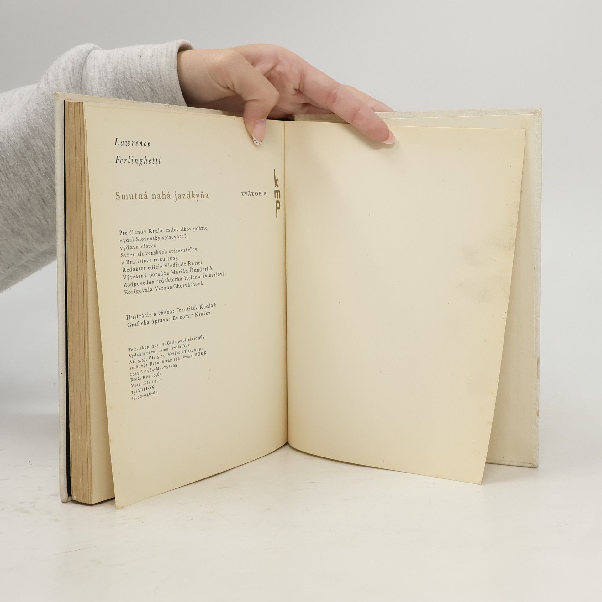 Lawrence Ferlinghetti Smutná nahá jazdkyňa