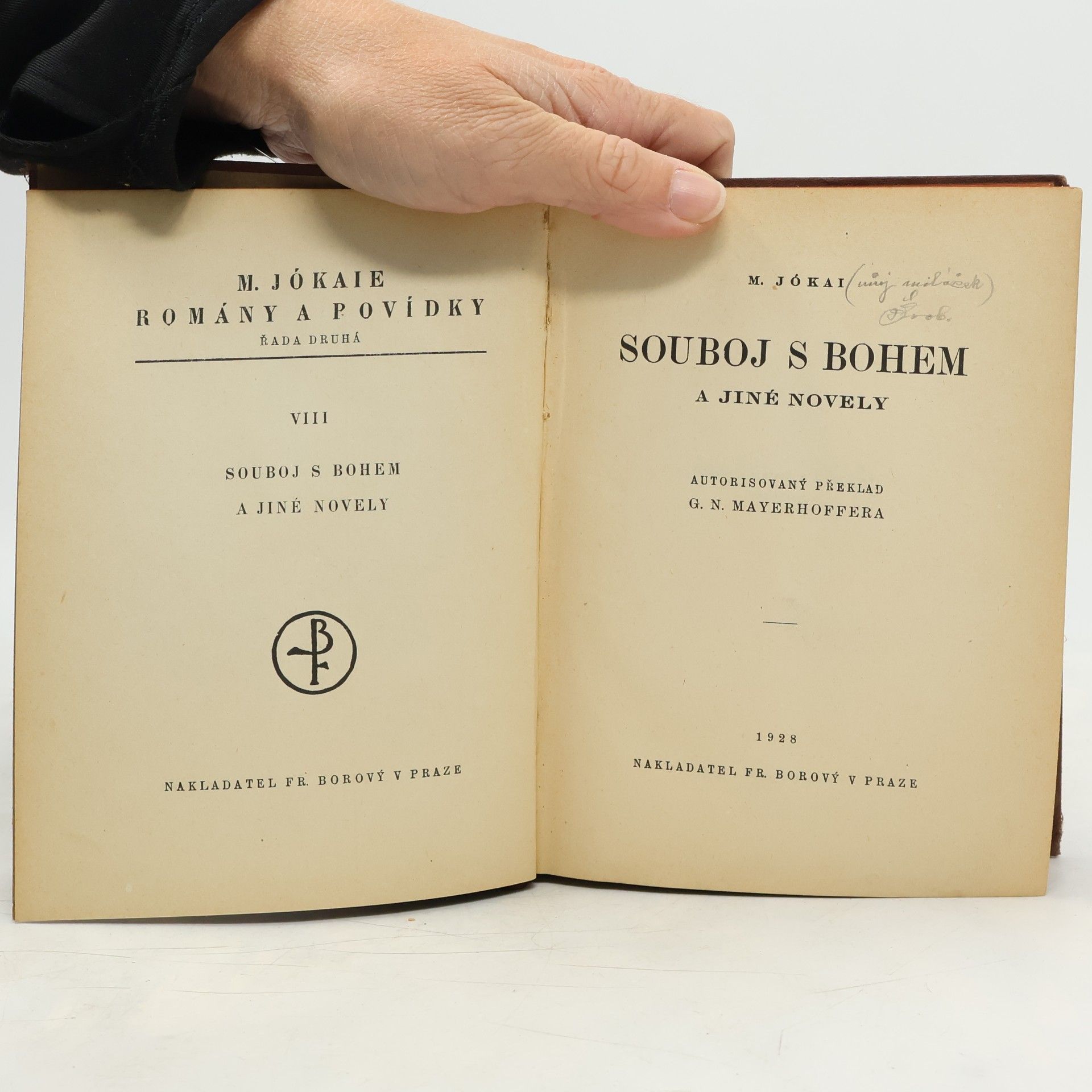Mór Jókai Souboj s bohem a jiné novely