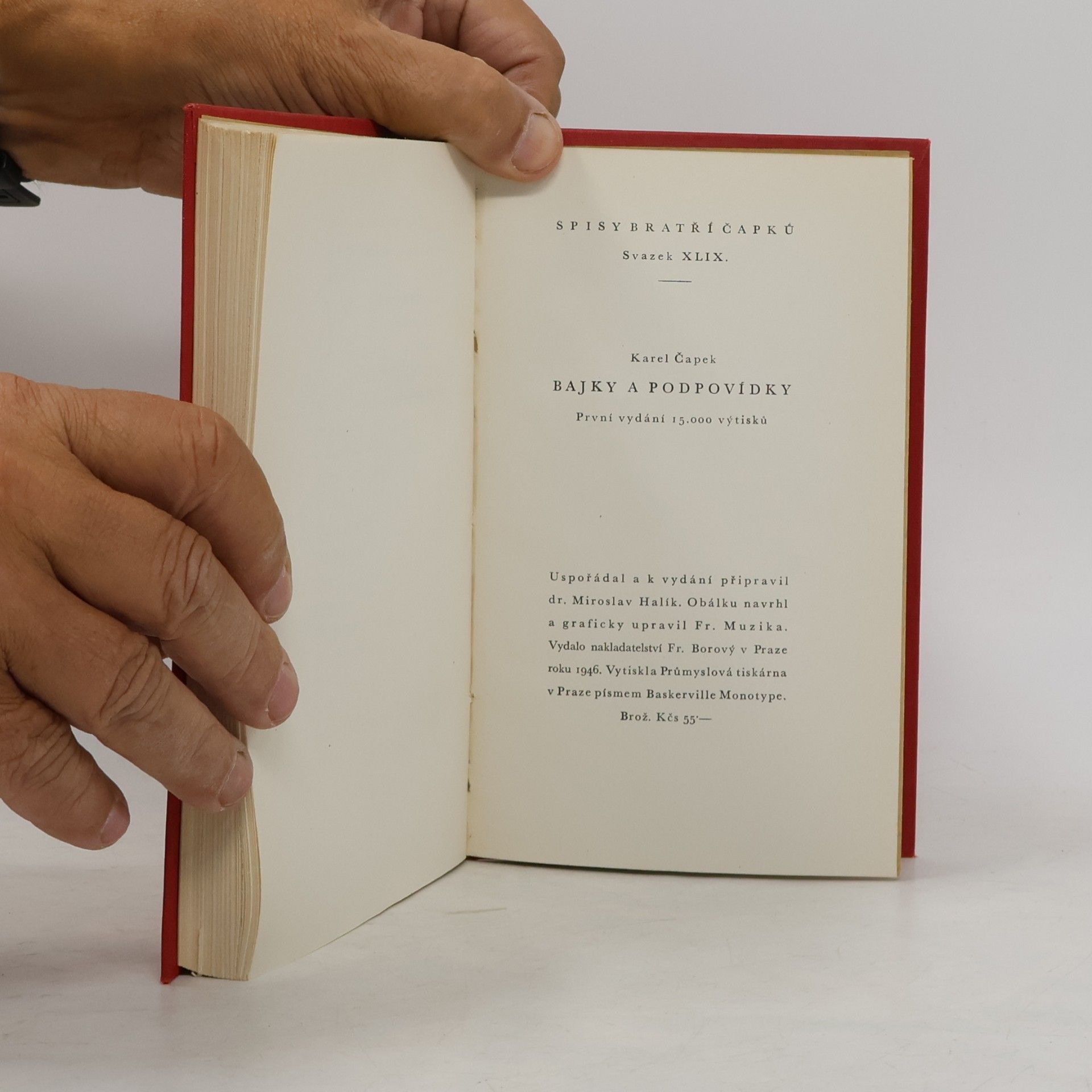 Karel Čapek Bajky a podpovídky