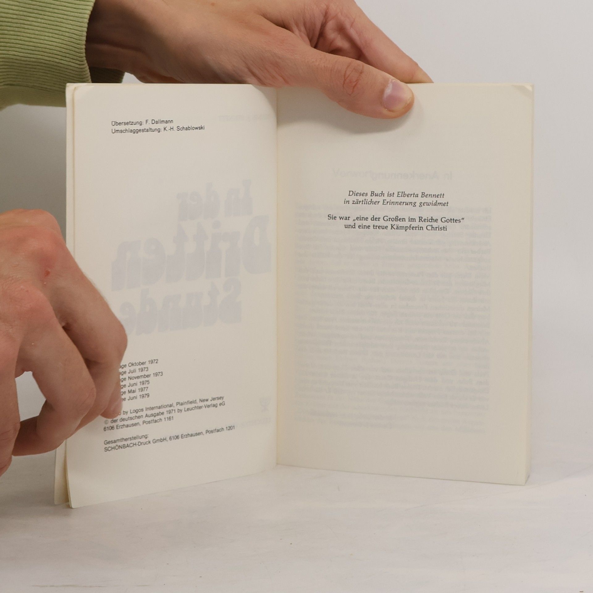 Dennis J. Bennett In der dritten Stunde