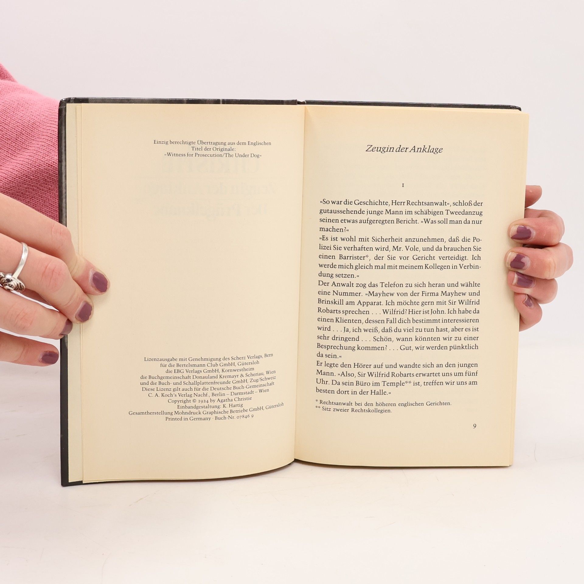 Agatha Christie Zeugin der Anklage. Der Prügelknabe