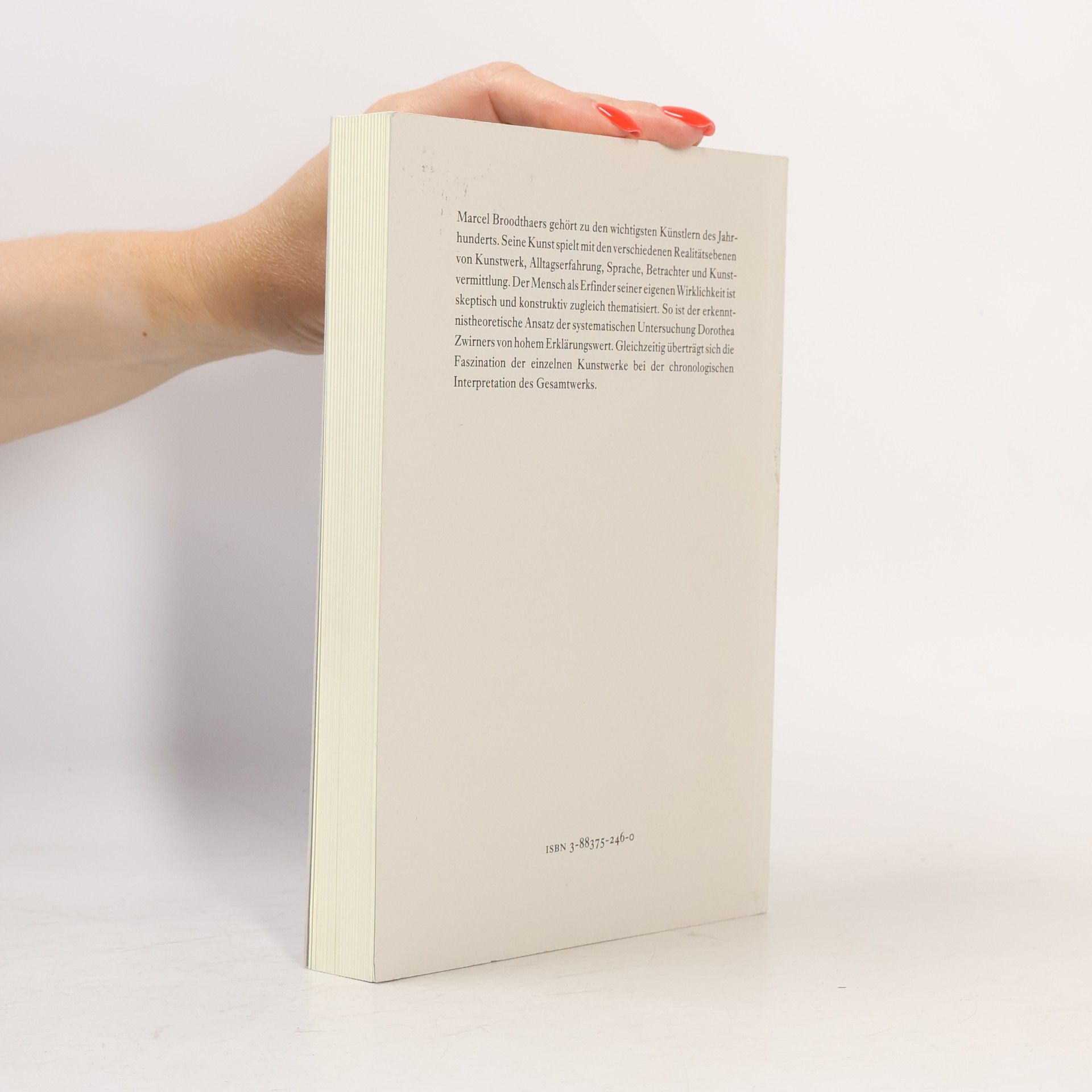 Dorothea Zwirner Kunstwissenschaftliche Bibliothek - 3: Marcel Broodthaers