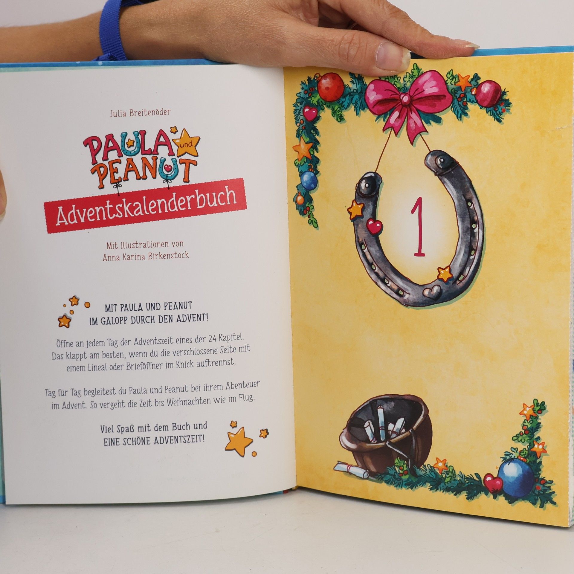 Julia Breitenöder Adventskalenderbuch. Im Galopp durch den Advent