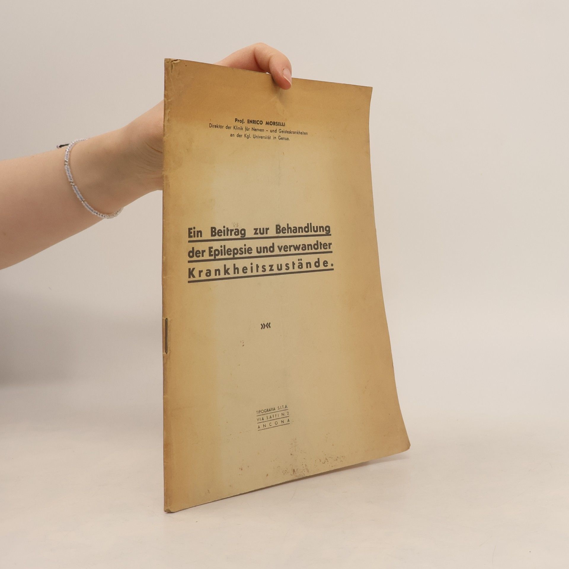 Ein Beitrag zur Behandlung der Epilepsie und verwandter Krankheitszustände.