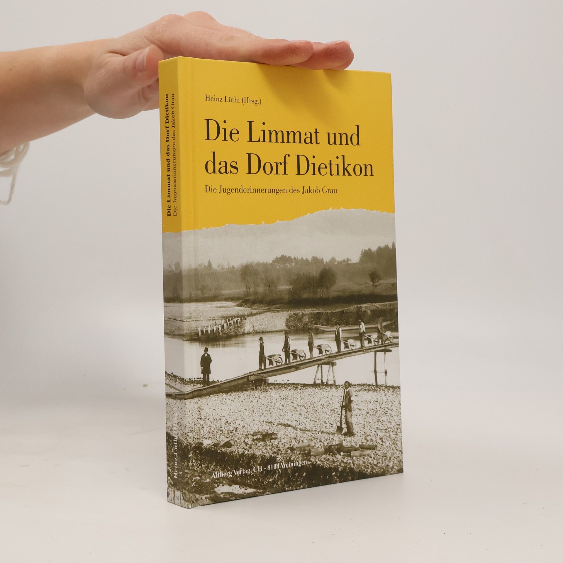 Jakob Grau Die Limmat und das Dorf Dietikon