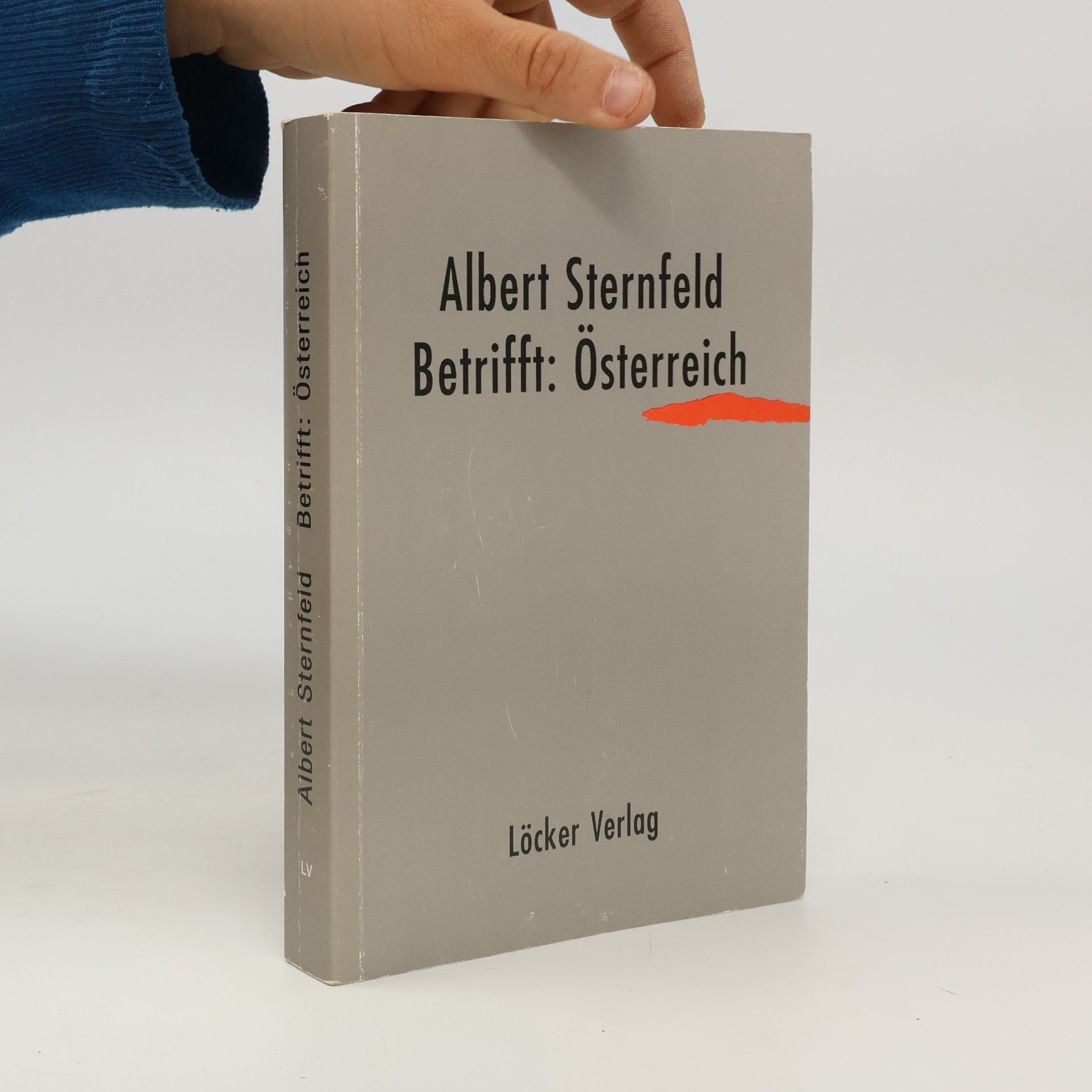Albert Sternfeld Betrifft: Österreich