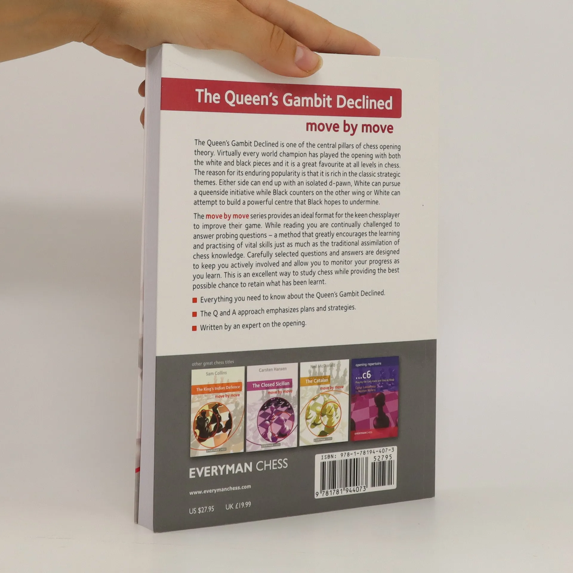The Queen's Gambit Declined: Move by Move by Davies, Nigel