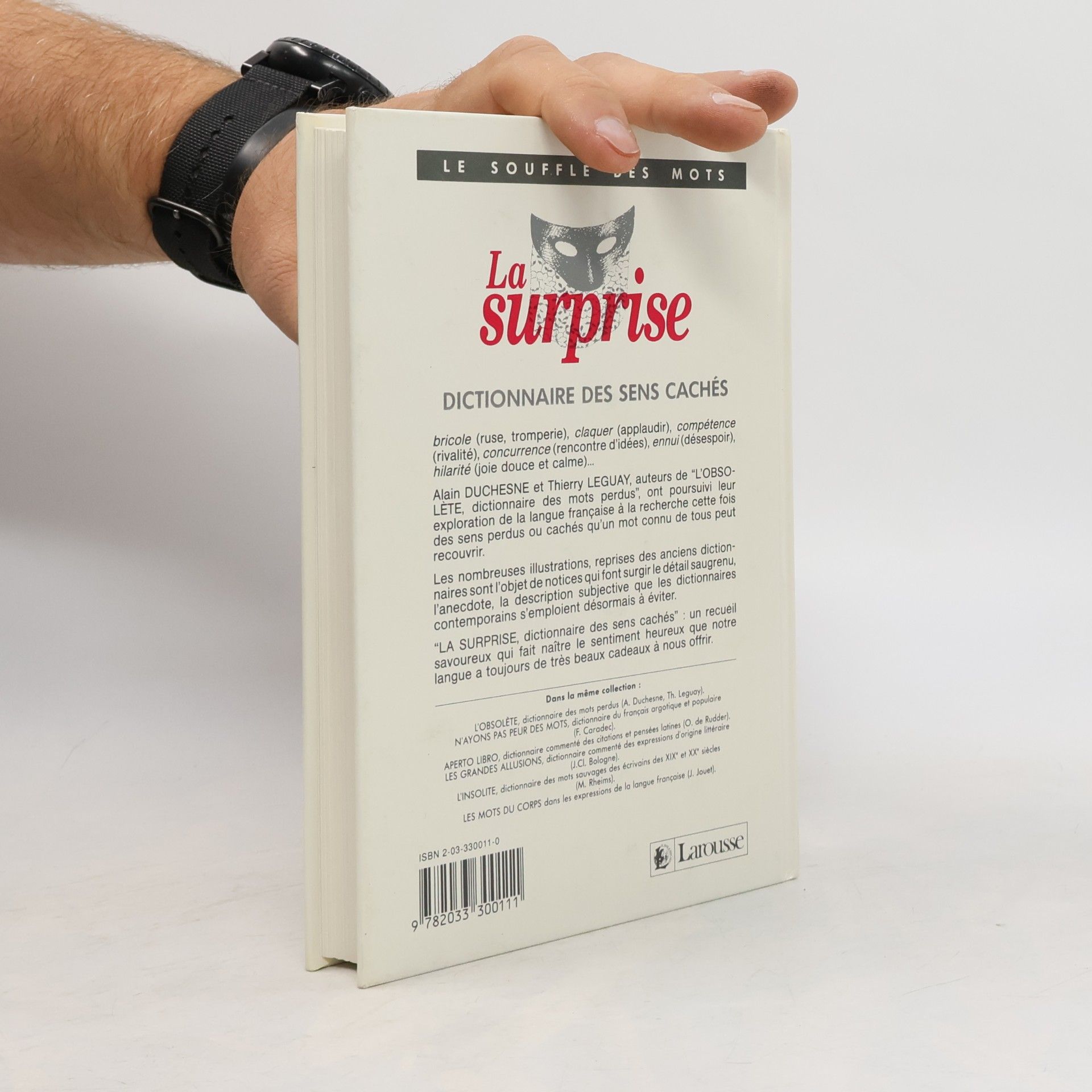 Alain Duchesne Le Souffle des mots: La surprise