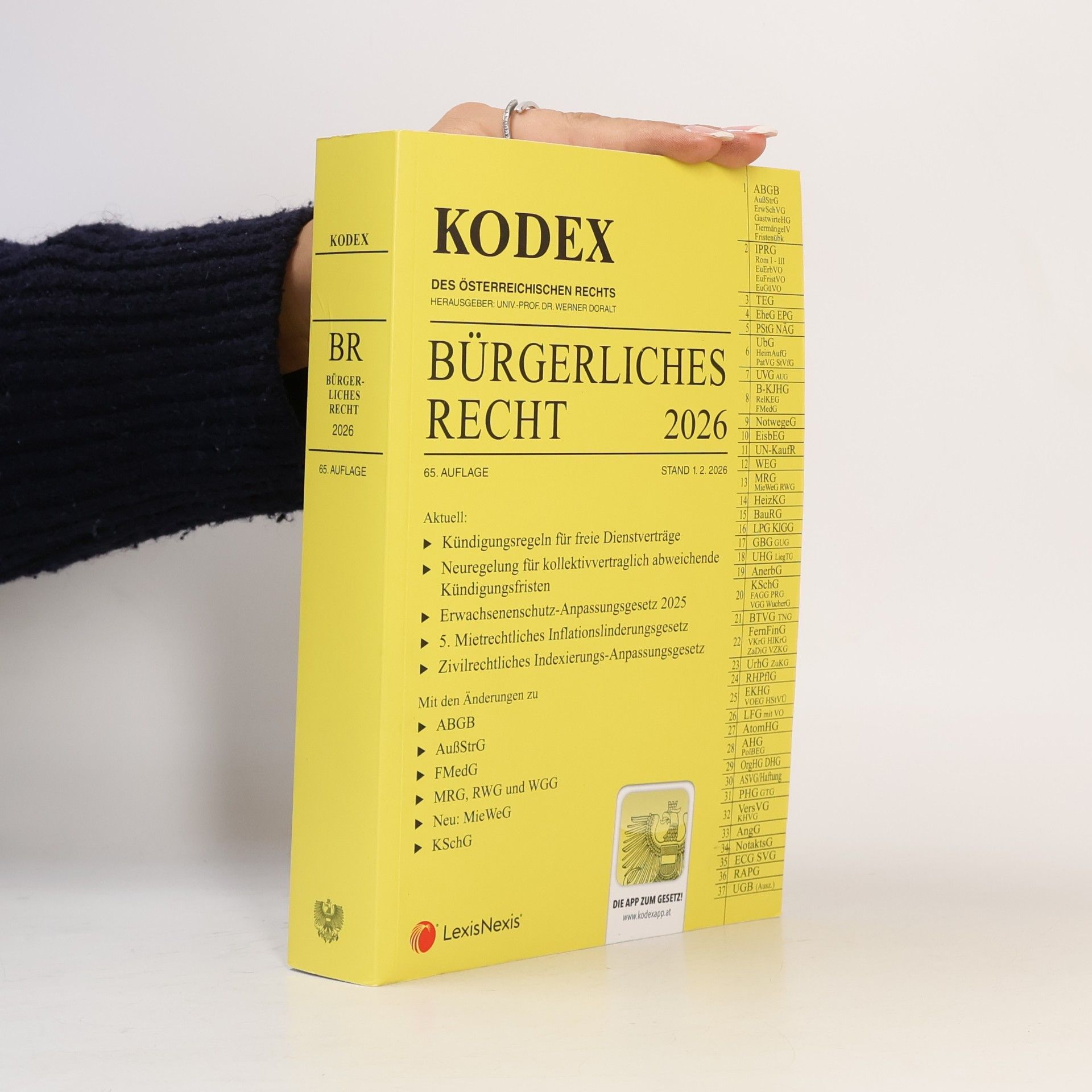 Dr. Dietmar Dokalik Kodex des Österreichischen Rechts: Bürgerliches Recht 2026 - 65. Auflage