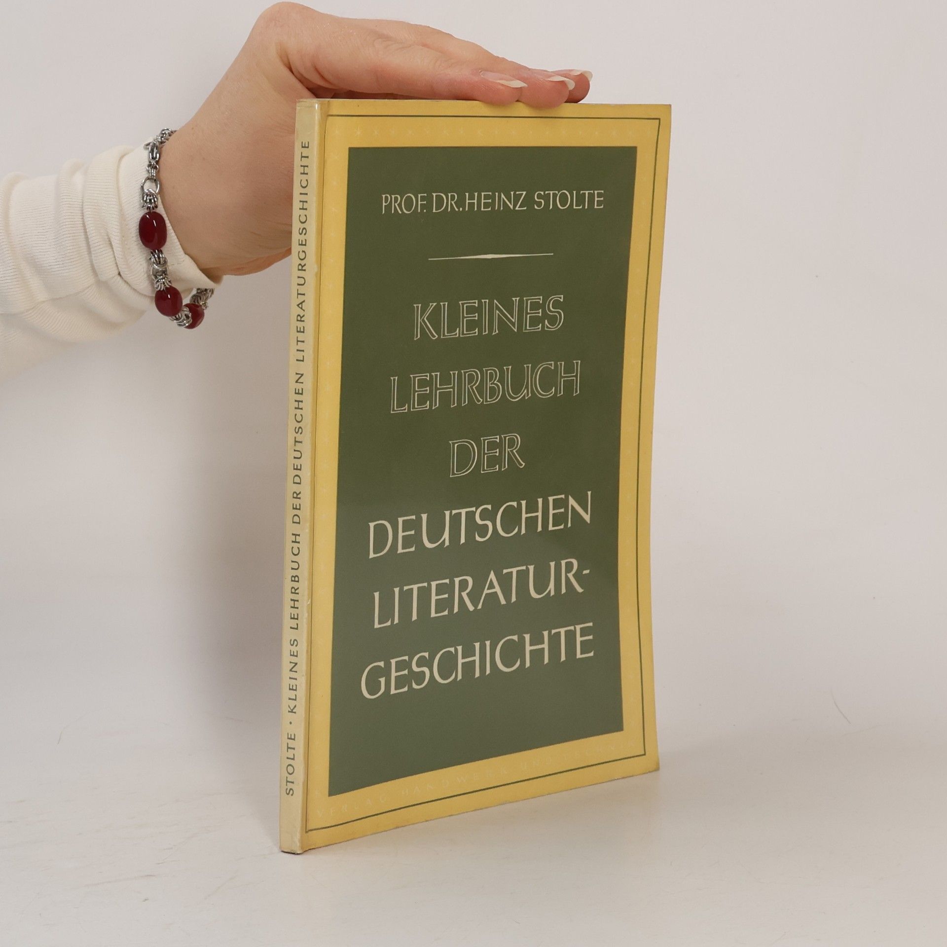 Heinz Stolte Kleines Lehrbuch der deutschen Literaturgeschichte