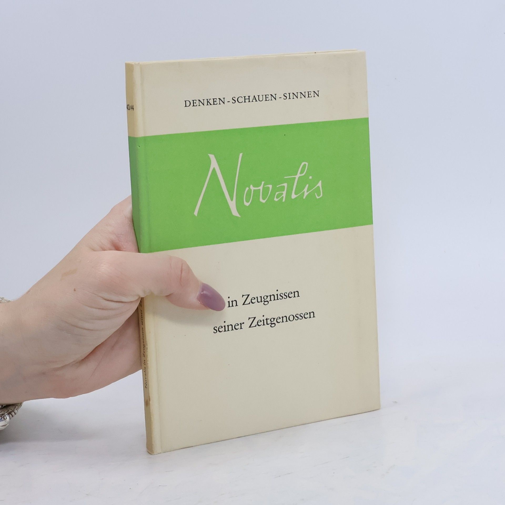 Heinz Ritter-Schaumburg Novalis in Zeugnissen seiner Zeitgenossen