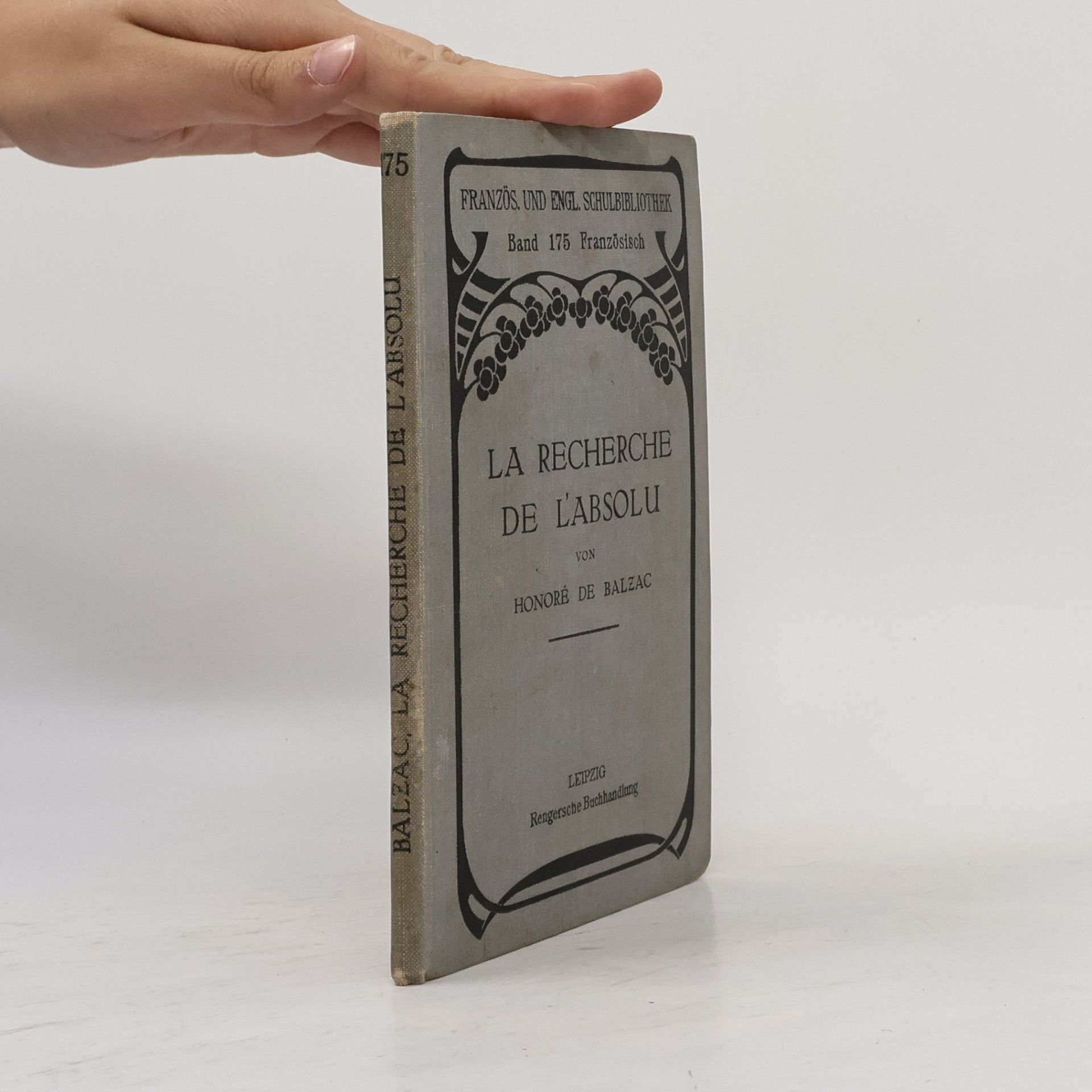Honoré de Balzac La recherche de l'absolu
