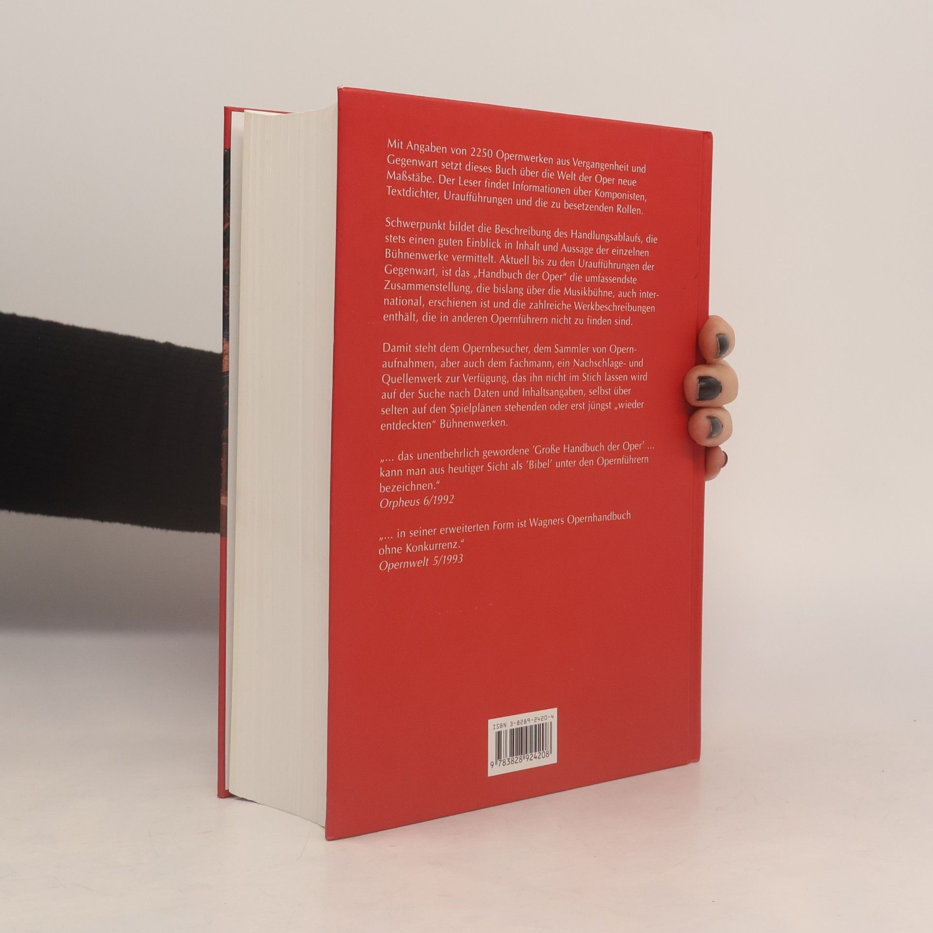 Heinz Wagner Das große Handbuch der Oper