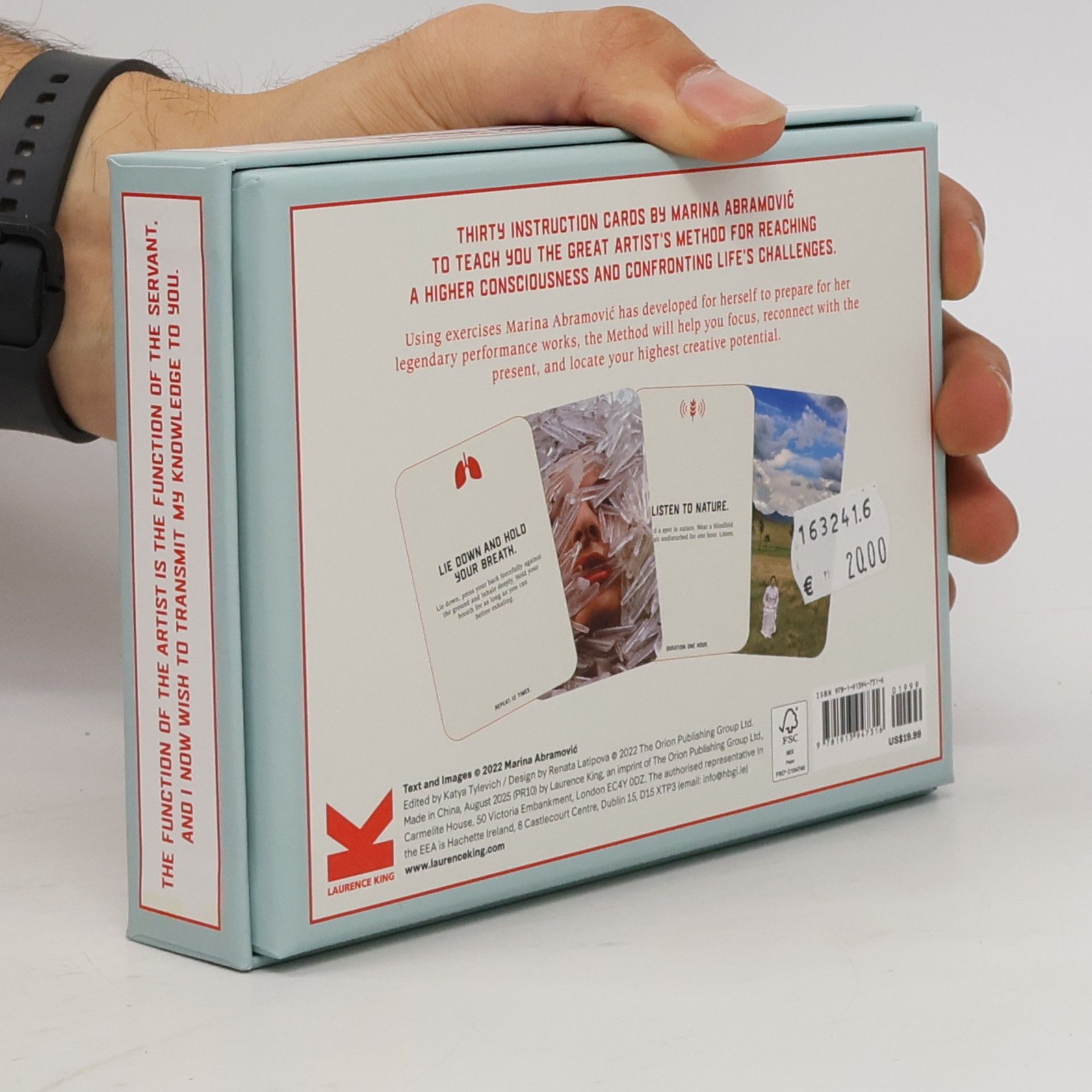 Marina Abramović The Marina Abramovic Method: Instruction Cards to Reboot Your Life