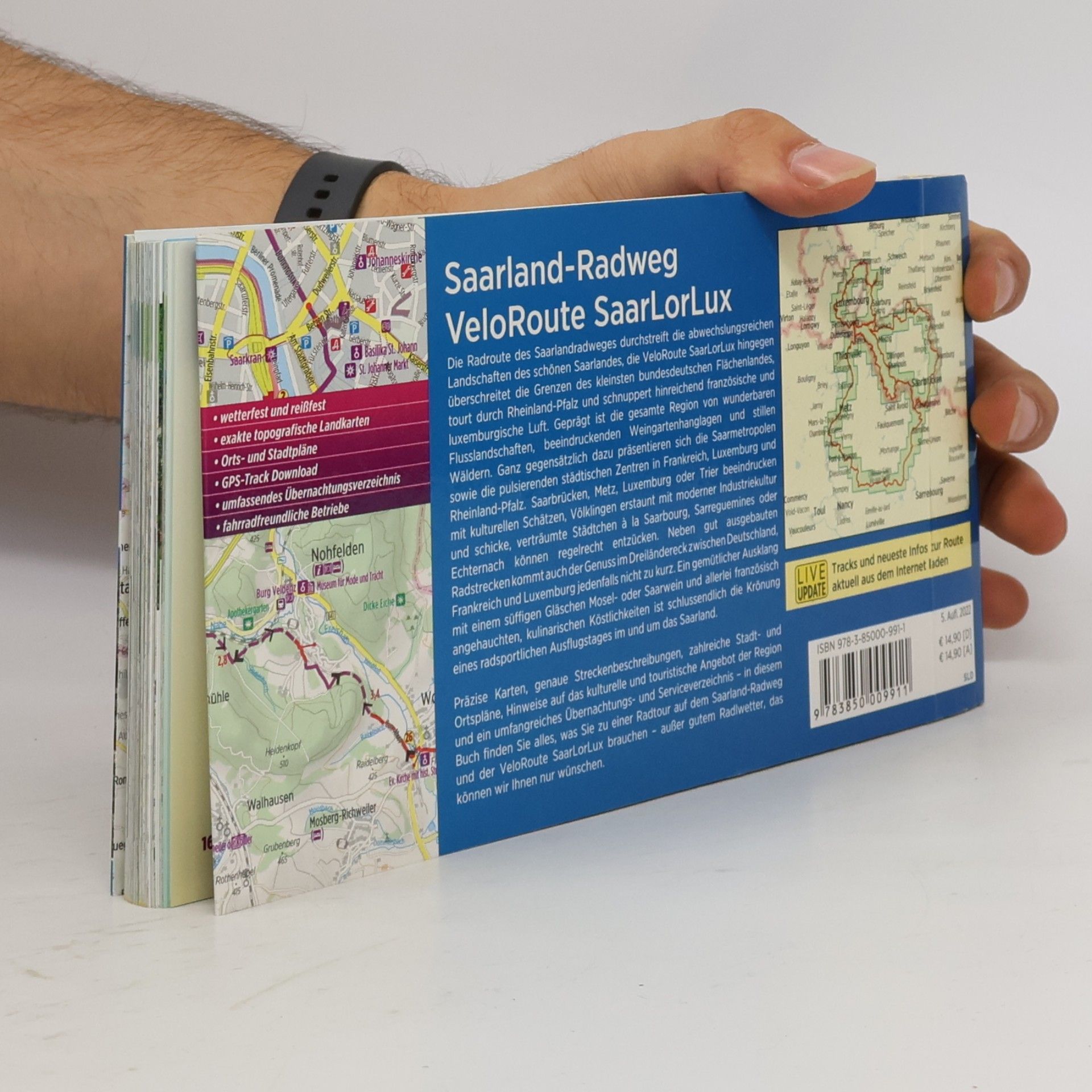 Esterbauer Verlag Saarland-Radweg . VeloRoute SaarLorLux