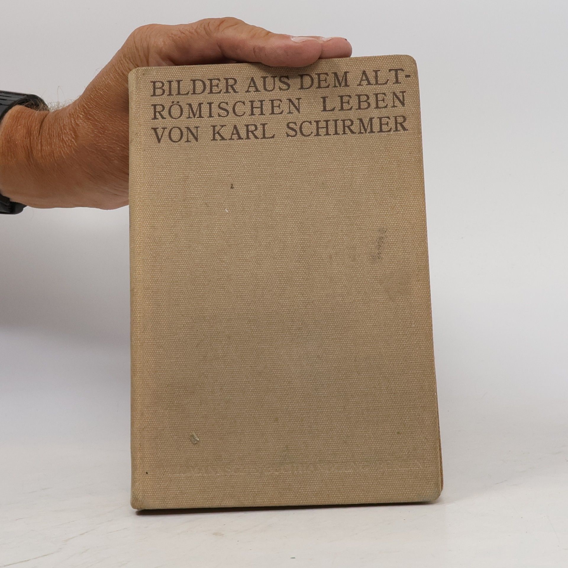 Karl Schirmer Bilder aus dem altrömischen Leben