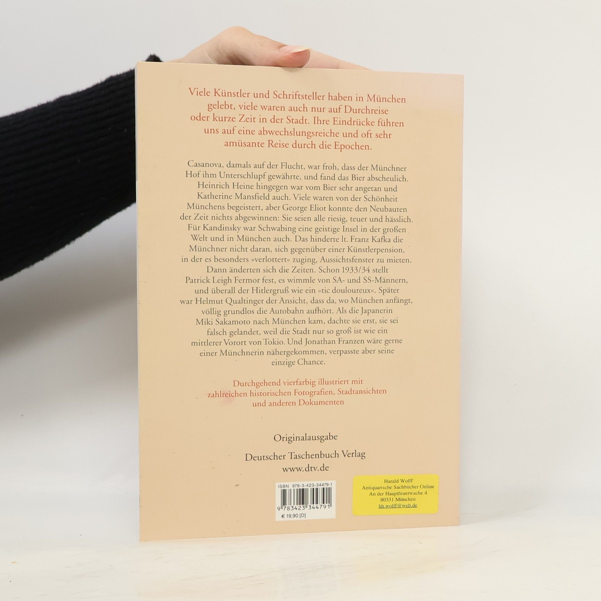 Elisabeth Tworek-Müller dtv Sachbuch: ... und dazwischen ein schöner Rausch: Dichter und Künstler aus aller Welt in München