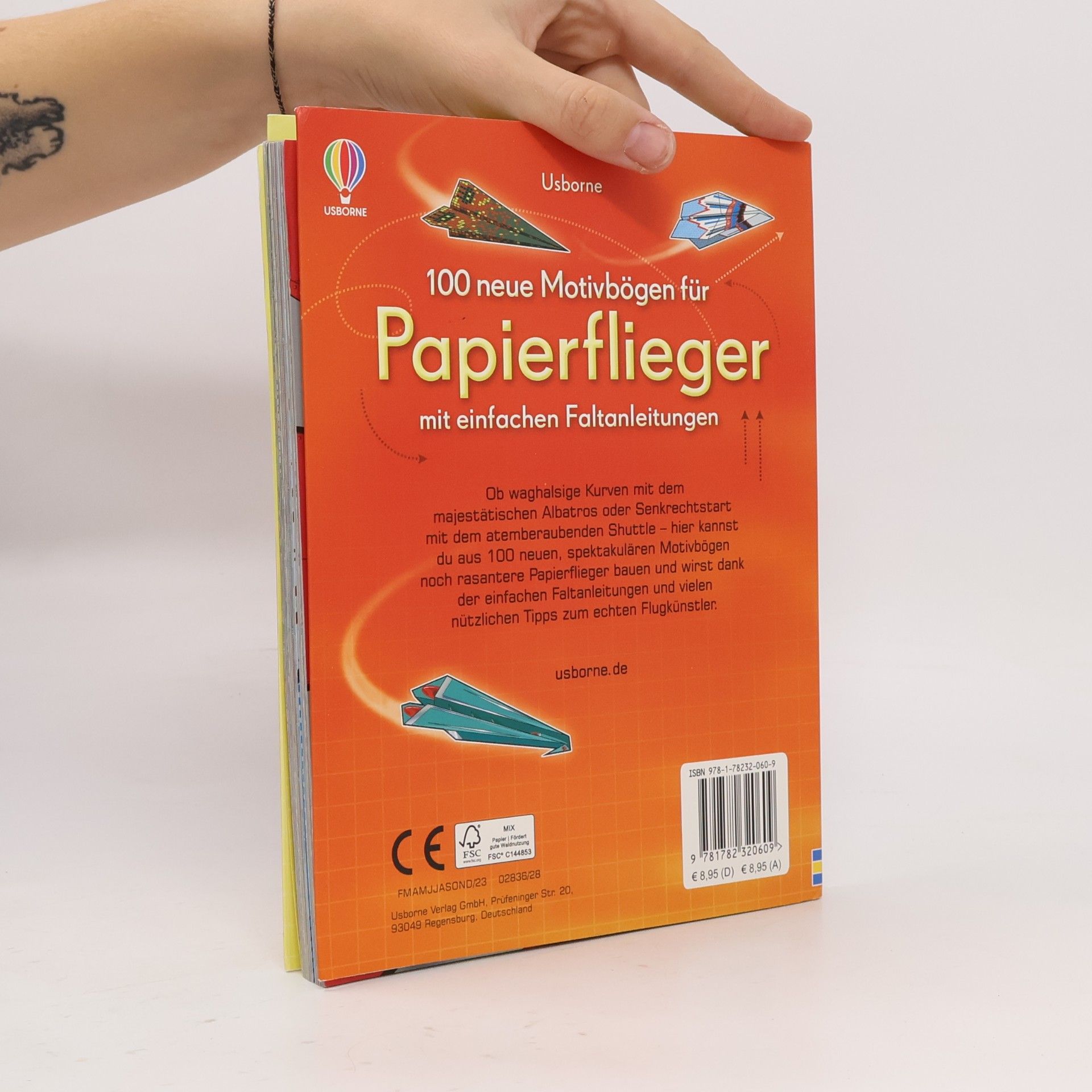 Andy Tudor 100 neue Motivbögen für Papierflieger mit einfachen Faltanleitung