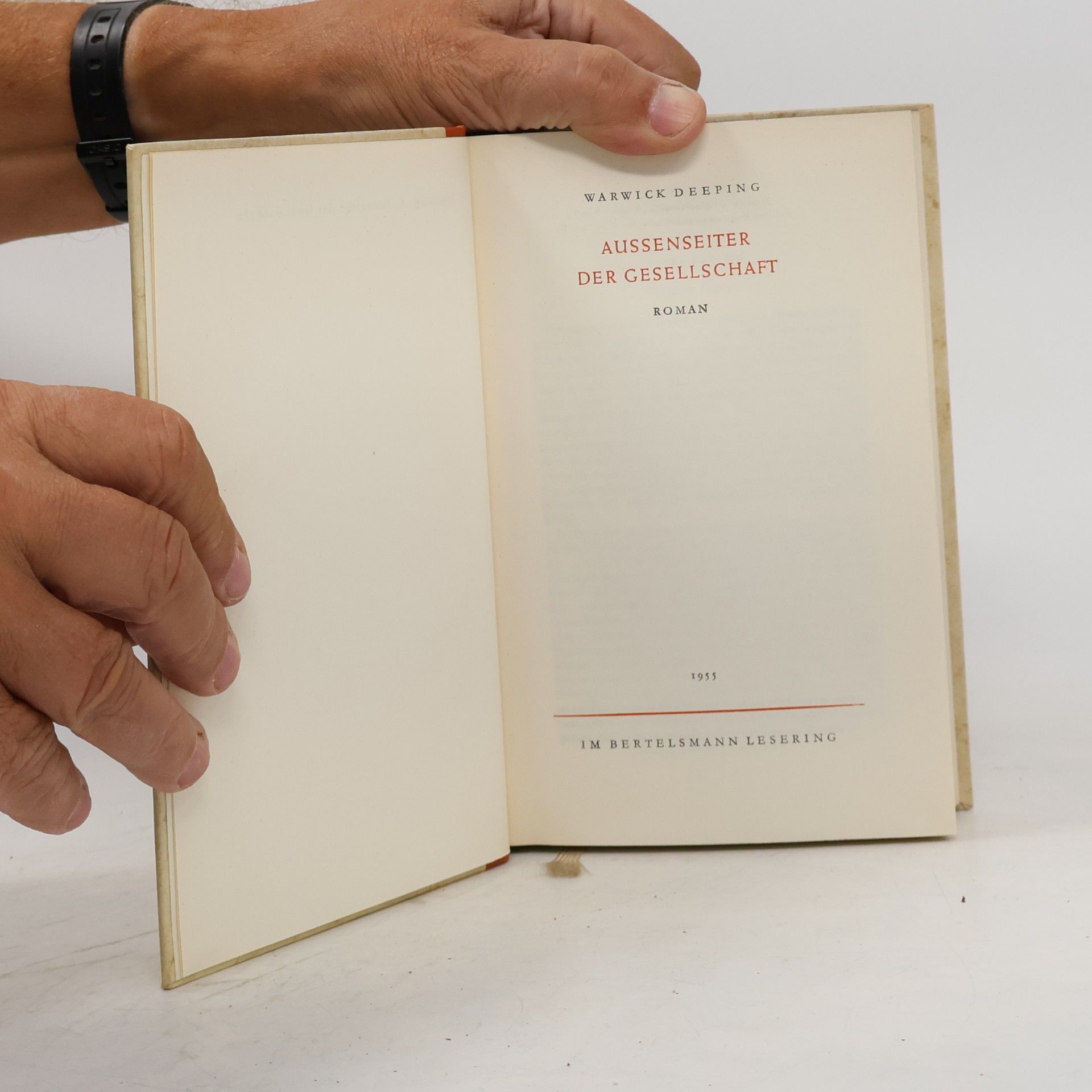 Warwick Deeping Außenseiter der Gesellschaft