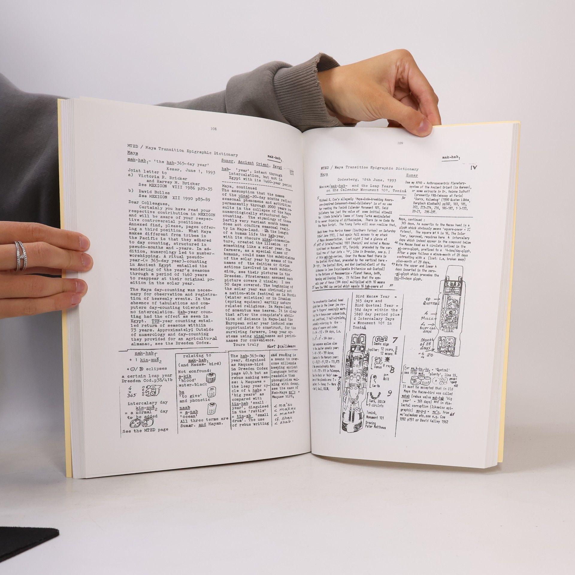 Kurt Schildmann Maya Transition Epigraphic Dictionary