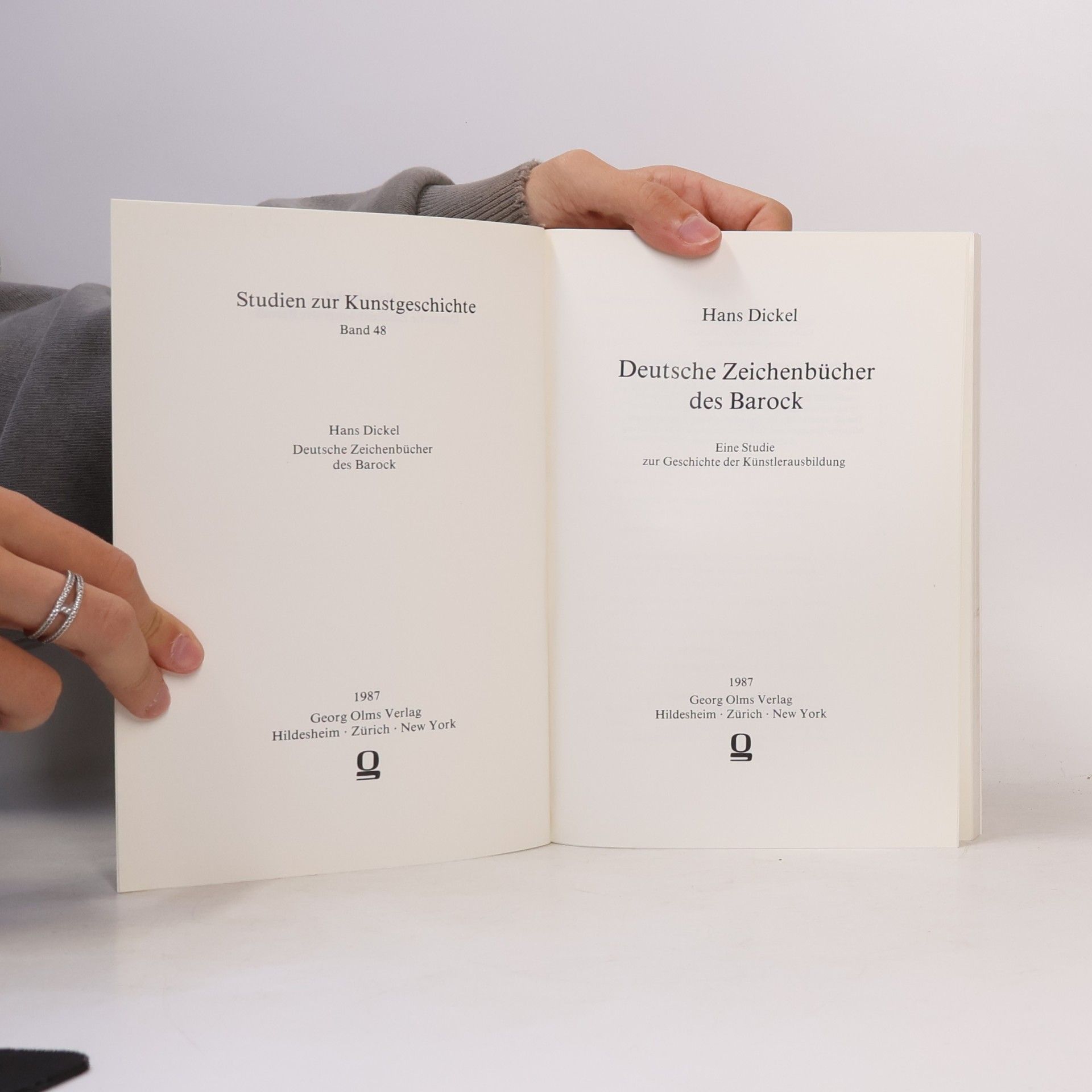 Hans Dickel Deutsche Zeichenbücher des Barock