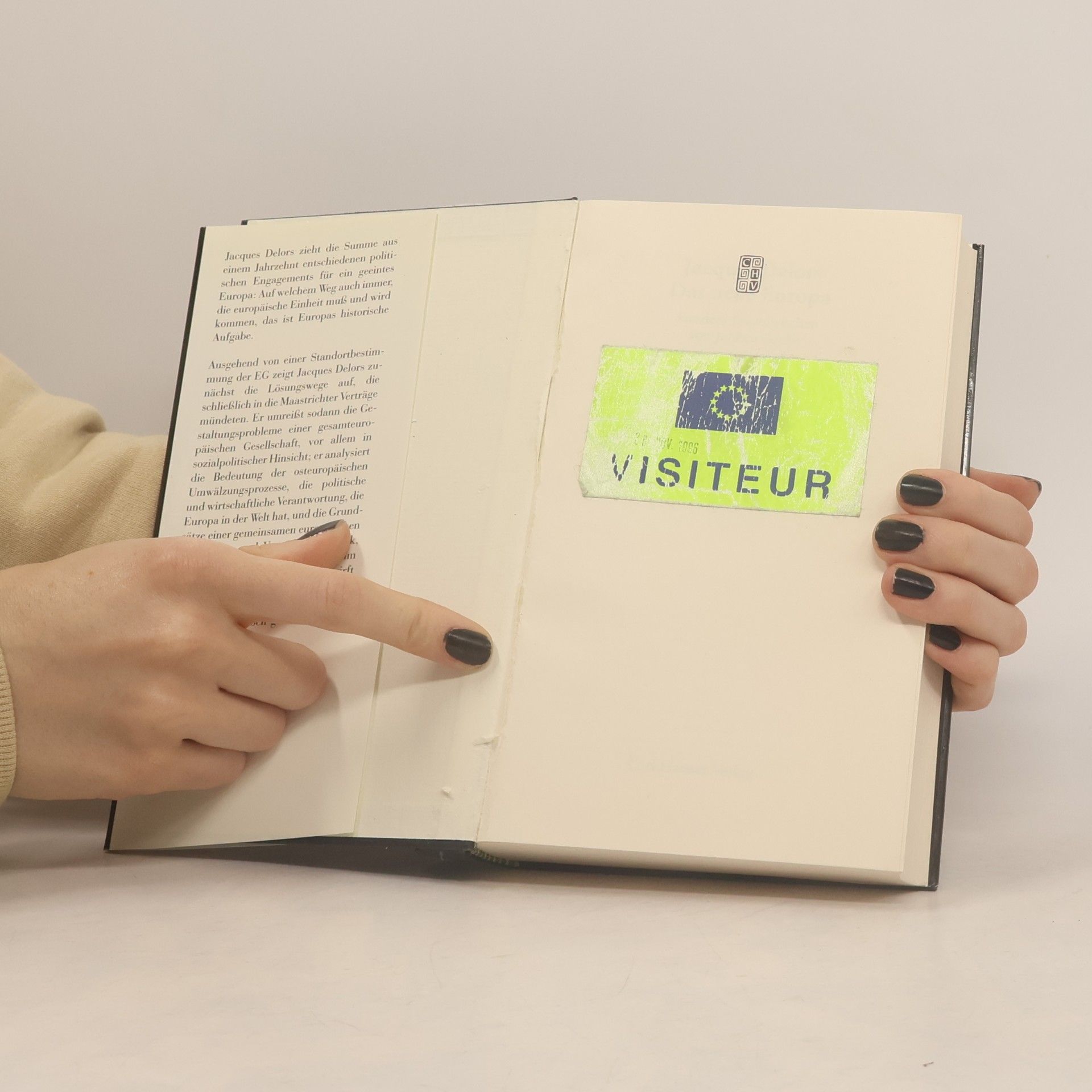Jacques Delors Das neue Europa