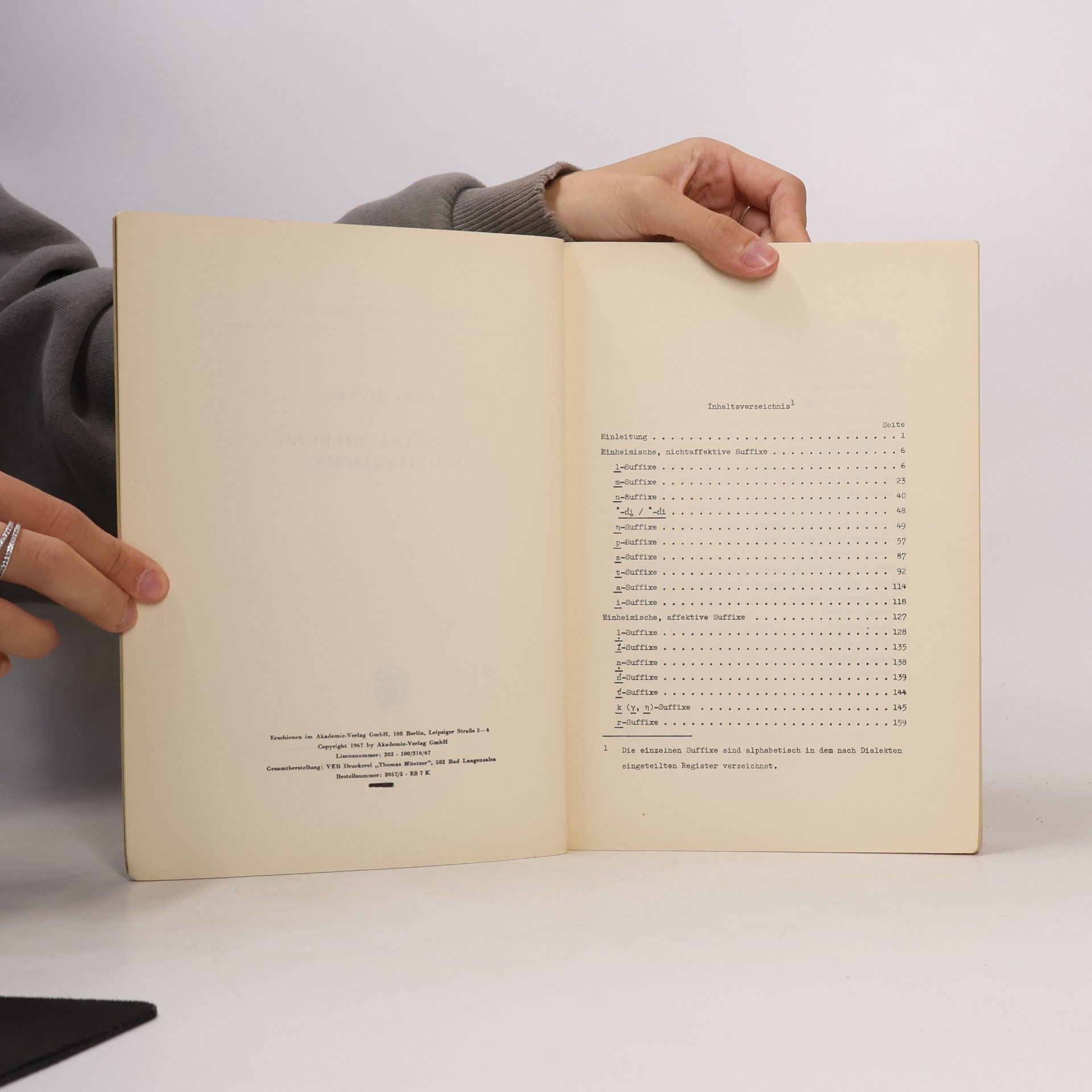 Gert Sauer DIE NOMINALBILDUNG IM OSTJAKISCHEN