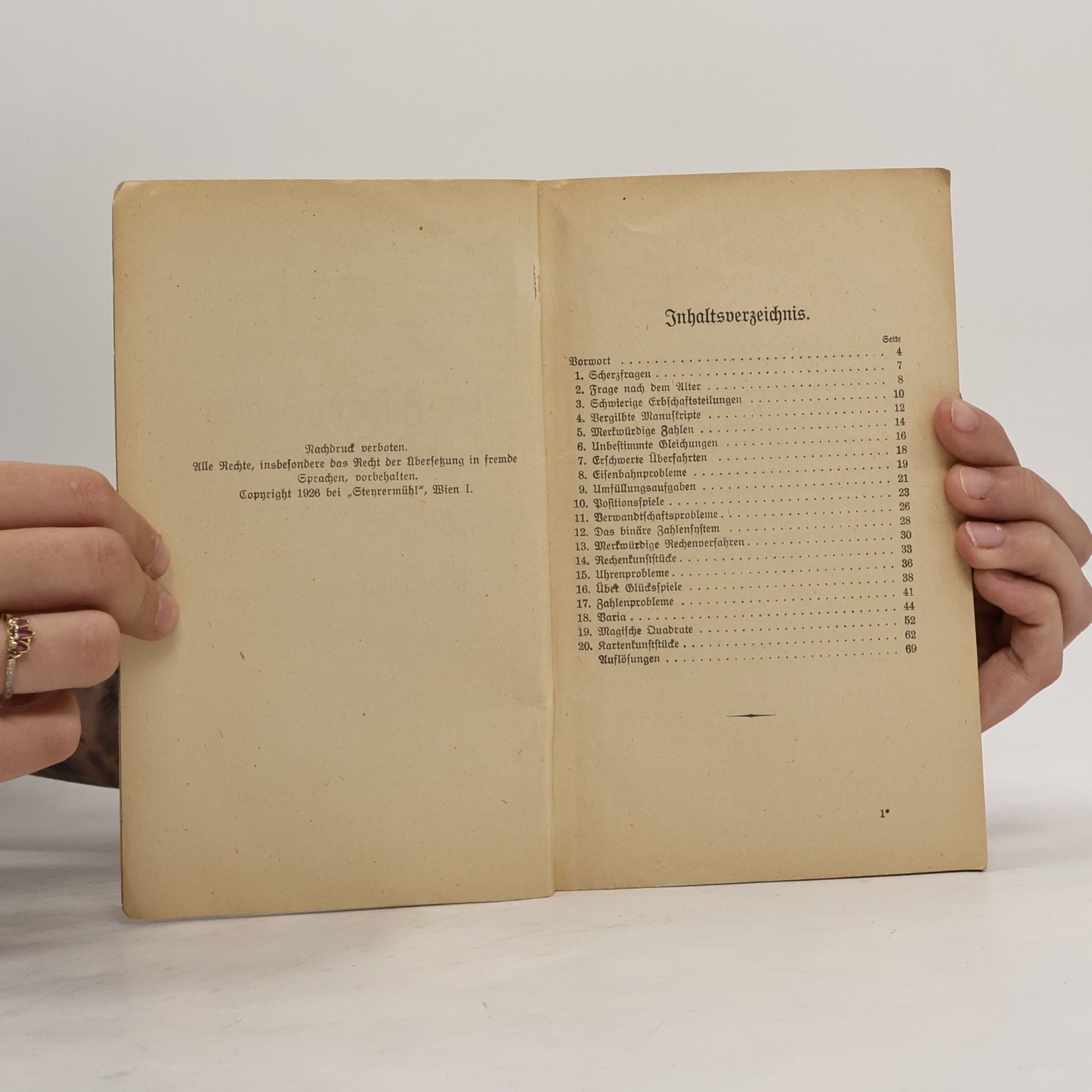 Josef J. Degrazia Häusliches Rezeptenbuch