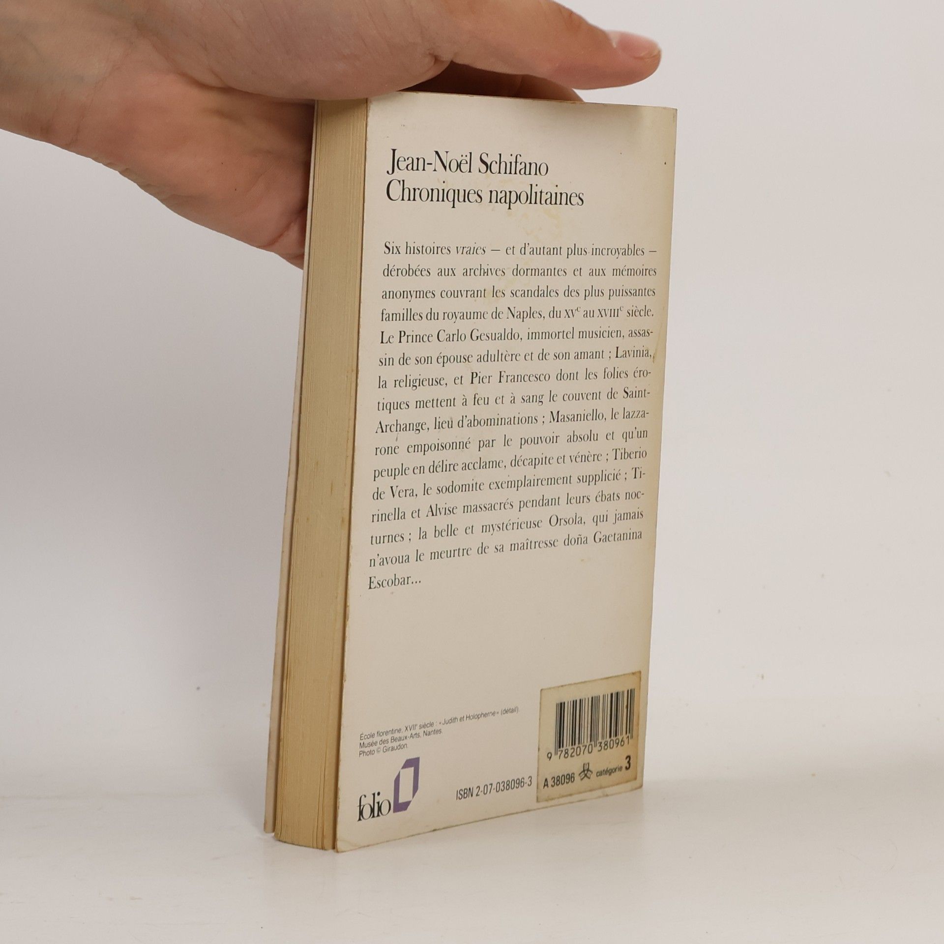 Jean-Noël Schifano Folio: Chroniques napolitaines - Texte intégral