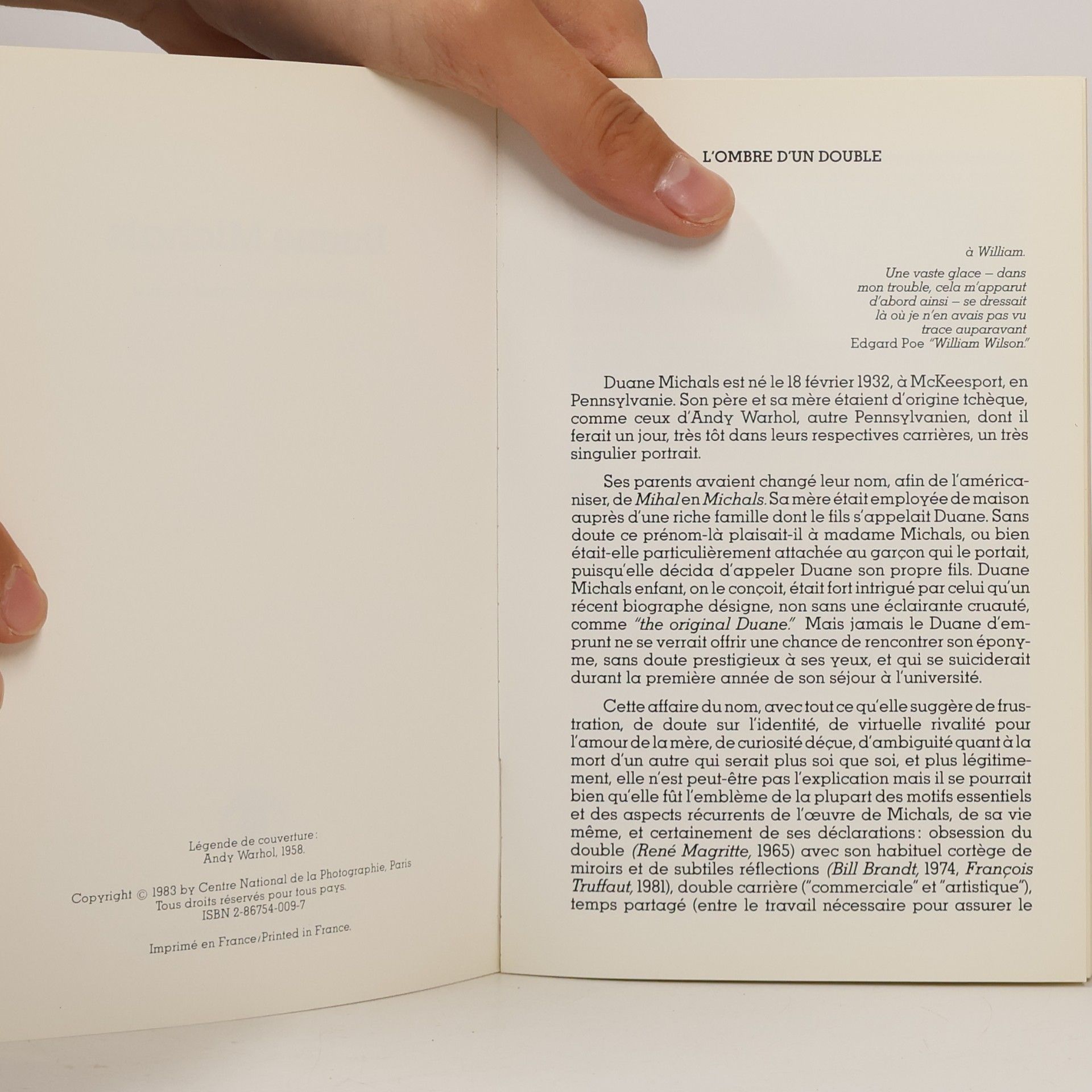 Duane Michals Photo Poche - 12: Duane Michals