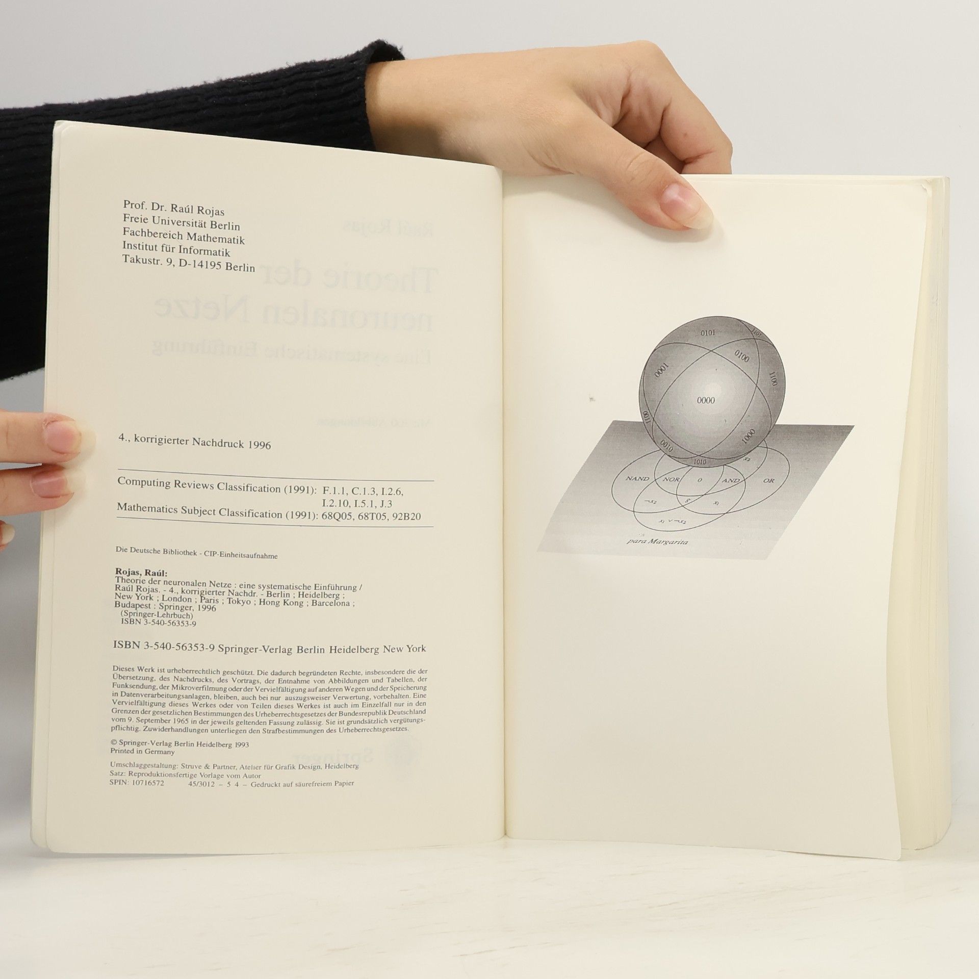 Raúl Rojas Springer-Lehrbuch: Theorie der neuronalen Netze