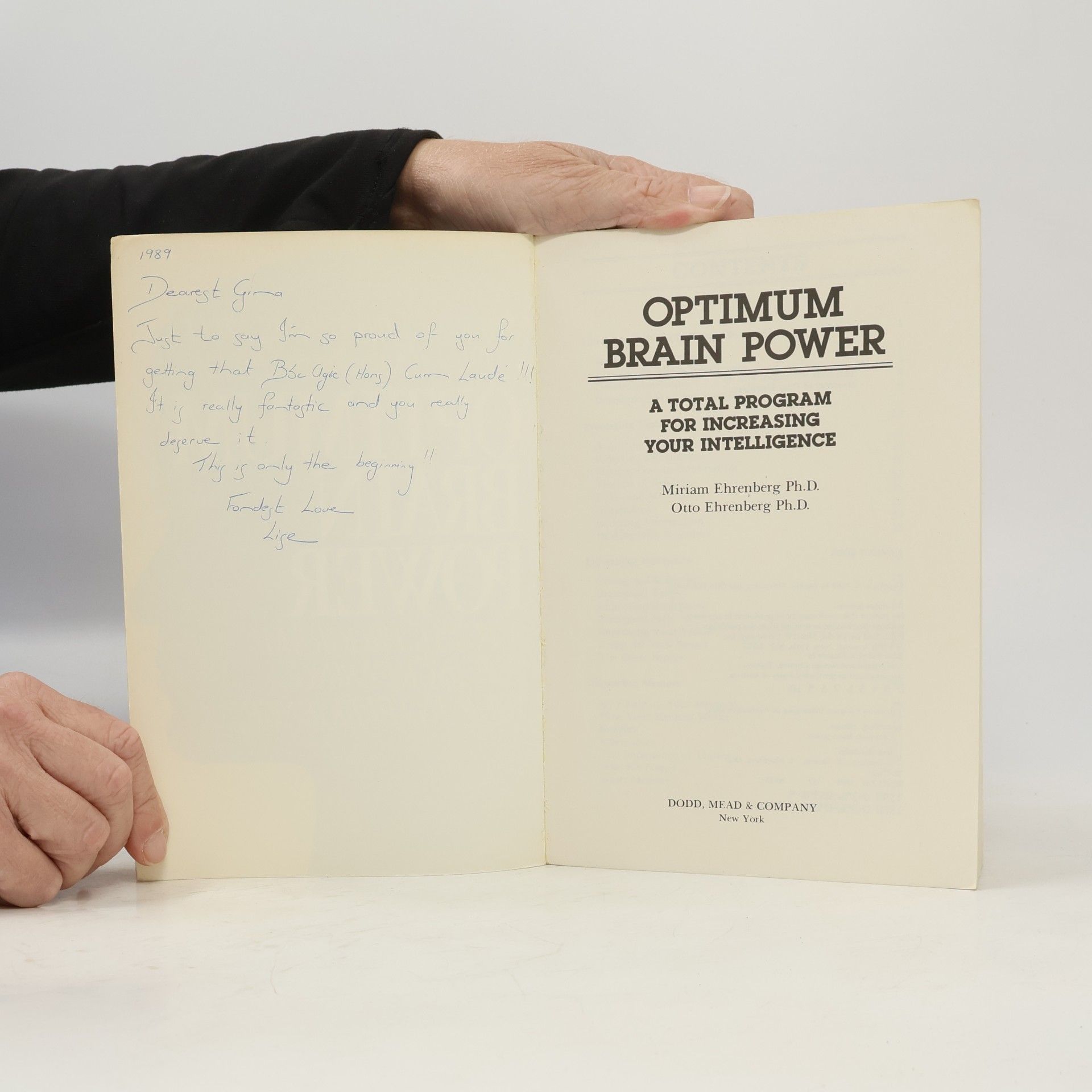 Miriam Ehrenberg Optimum Brain Power