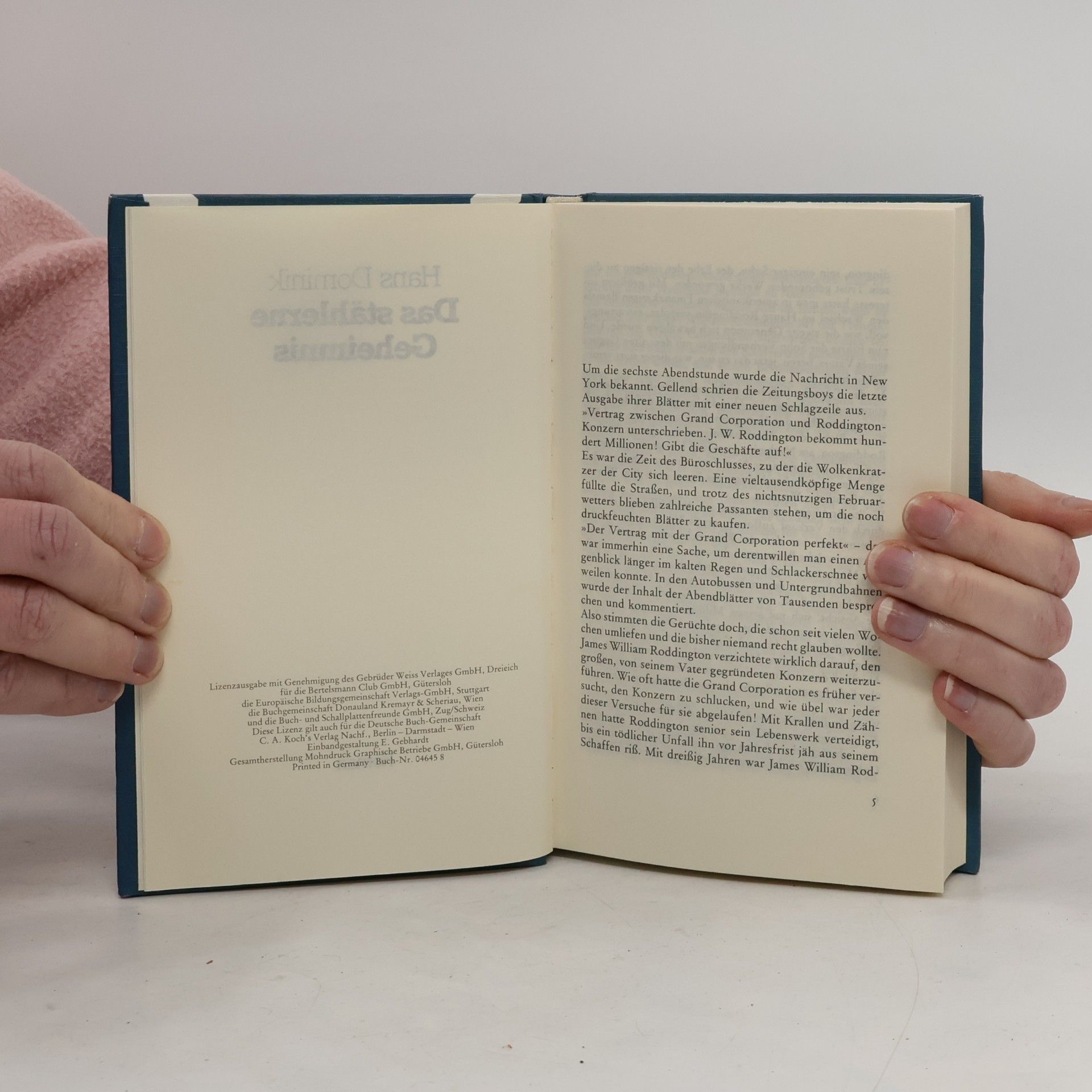 Hans Dominik Das stählerne Geheimnis