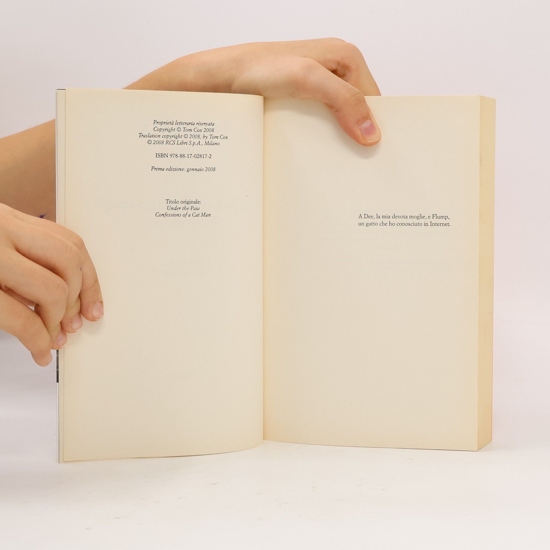 Tom Cox L'uomo a ventiquattro zampe. Sette vite con i gatti