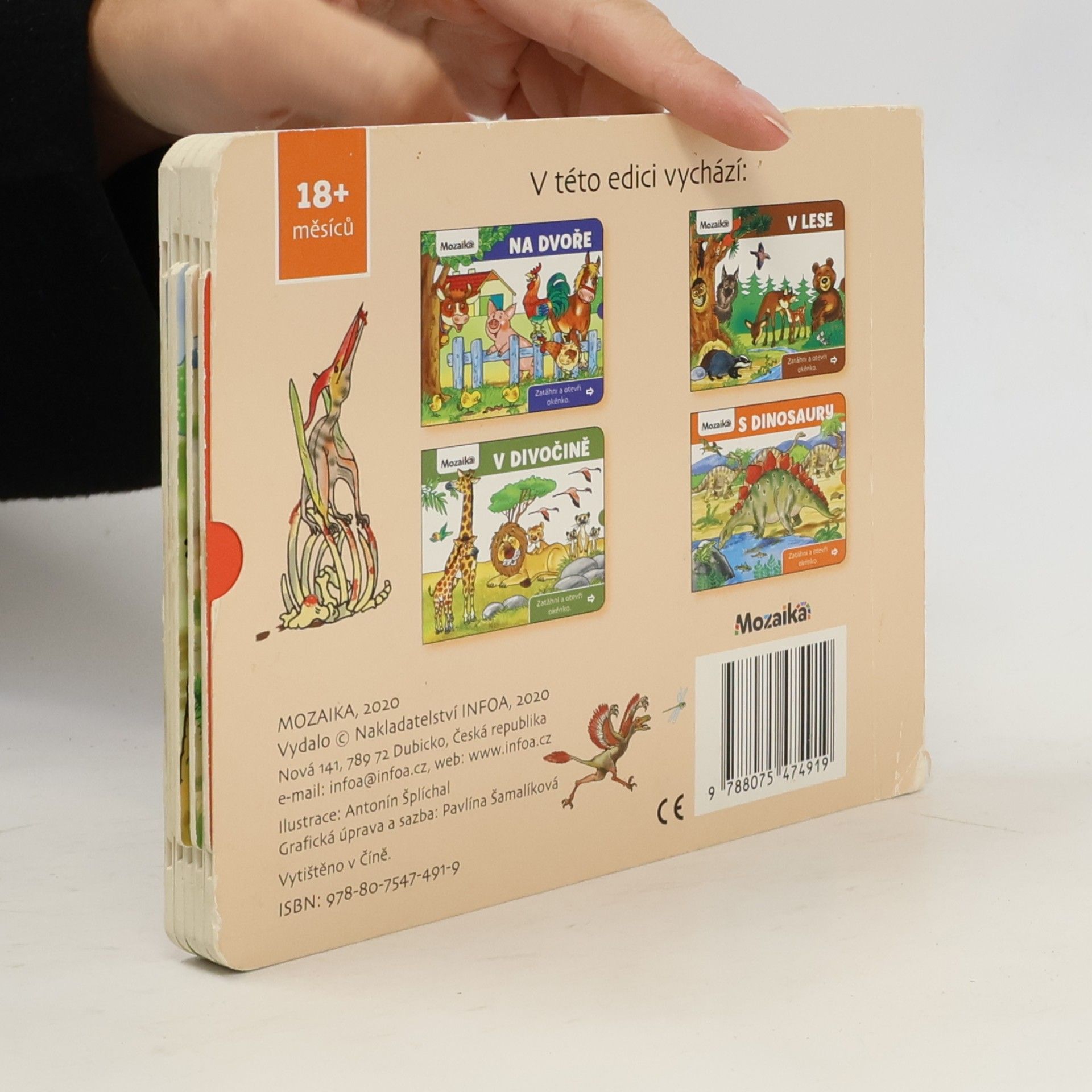 Antonín Šplíchal S dinosaury : zatáhni a otevři okénko
