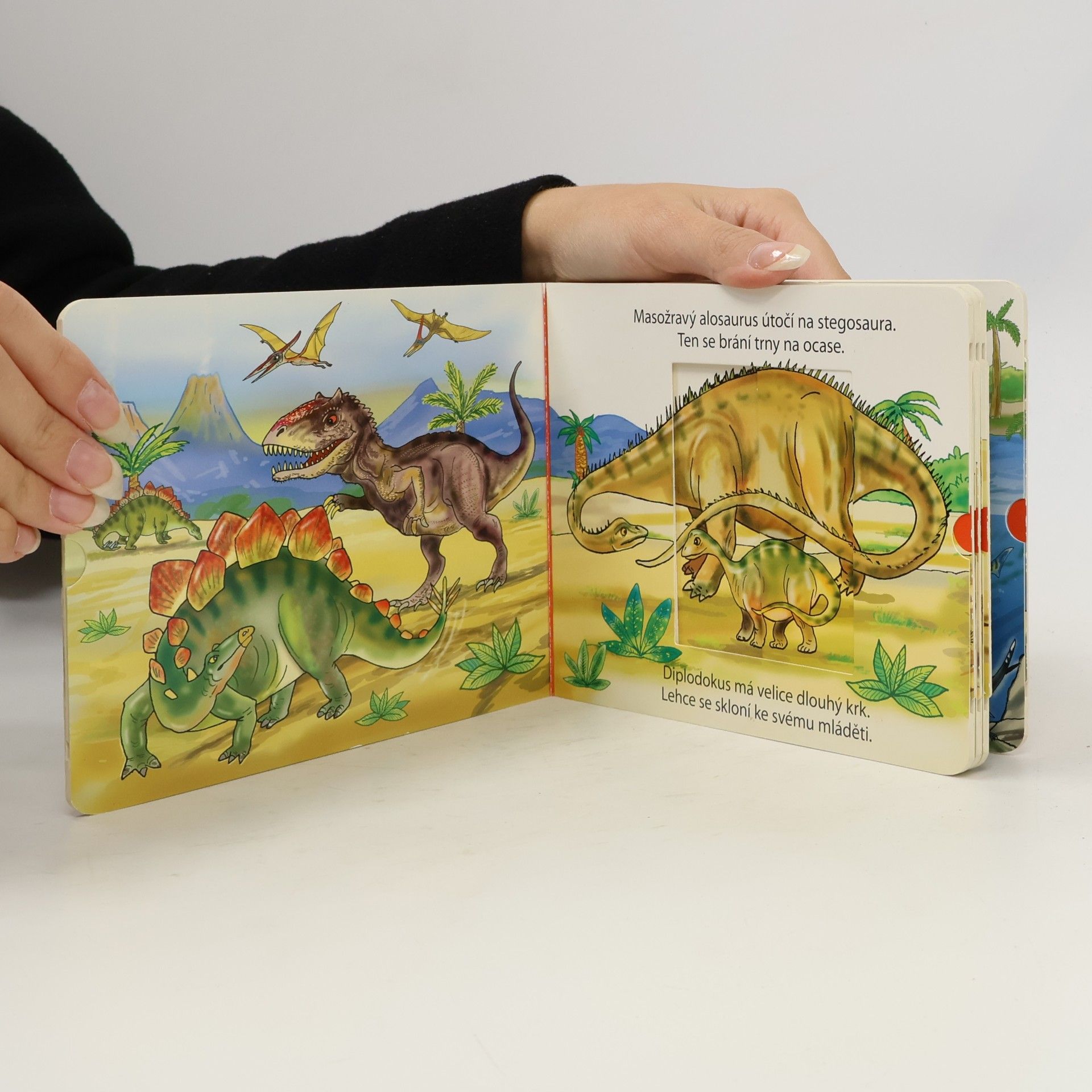 Antonín Šplíchal S dinosaury : zatáhni a otevři okénko