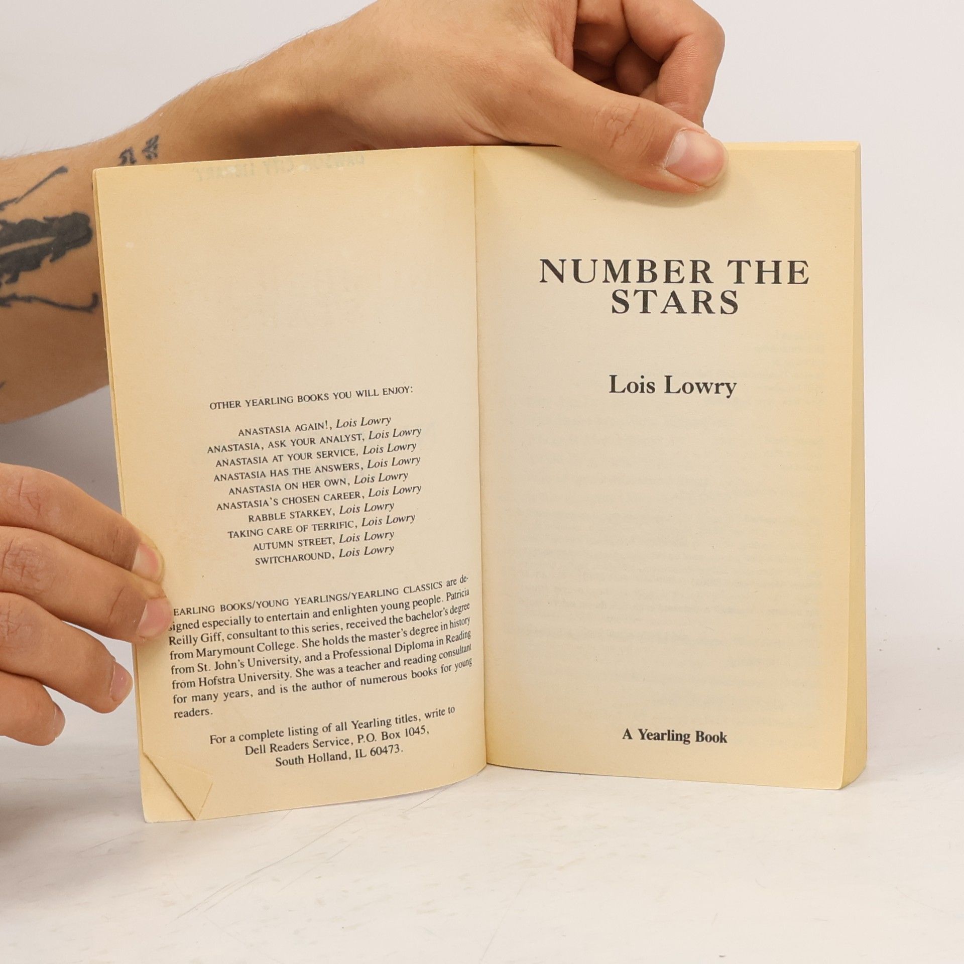 Lois Lowry Number the Stars