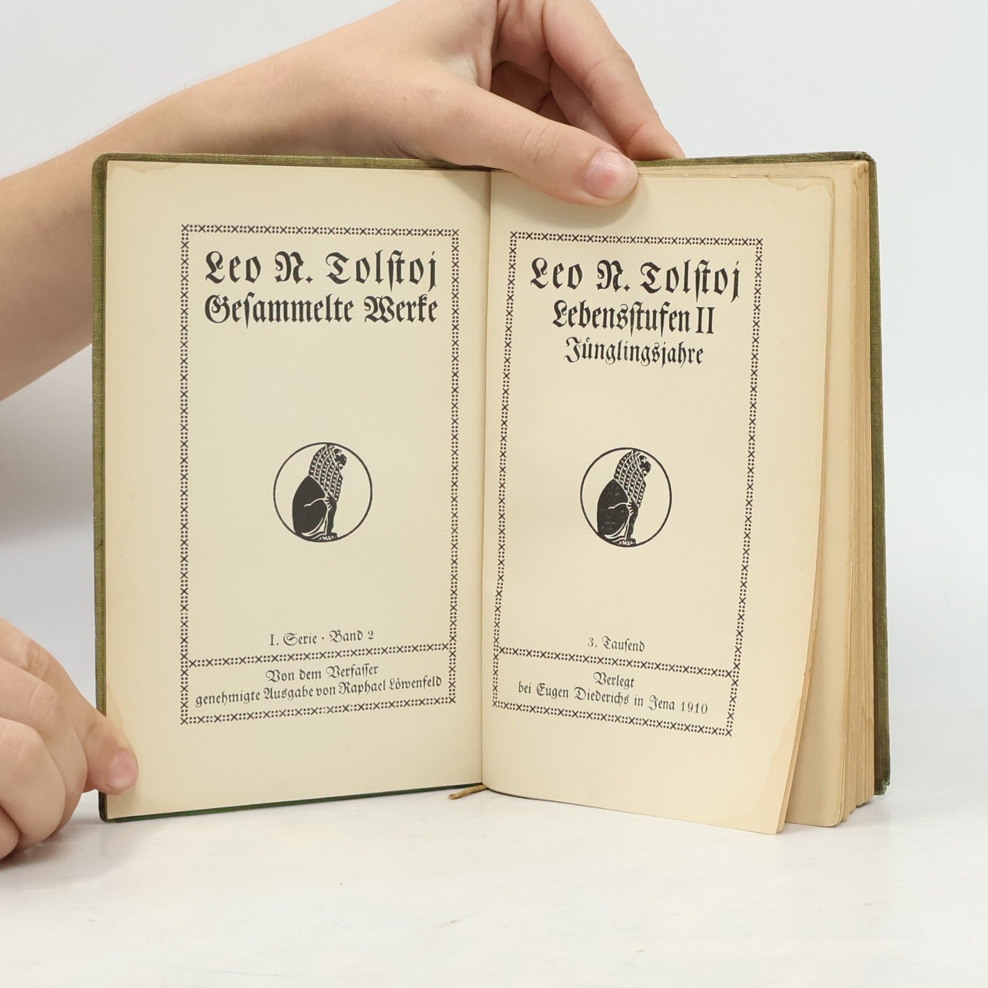 Lev Nikolajevitsj Tolstoj Lebensstufen II. Jünglingsjahre