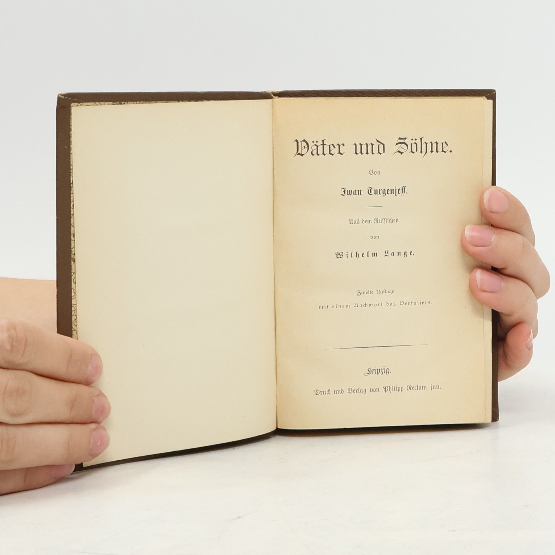 Iwan Sergejewitsch Turgenew Väter und Söhne