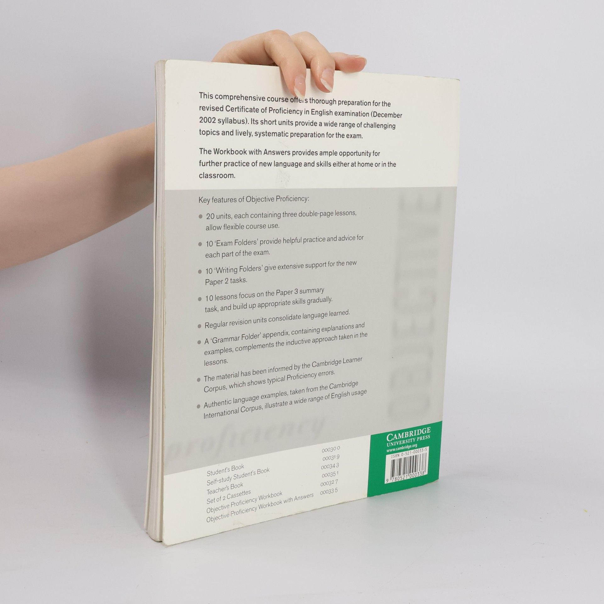Eric A. Hall Objective proficiency. Workbook with answers